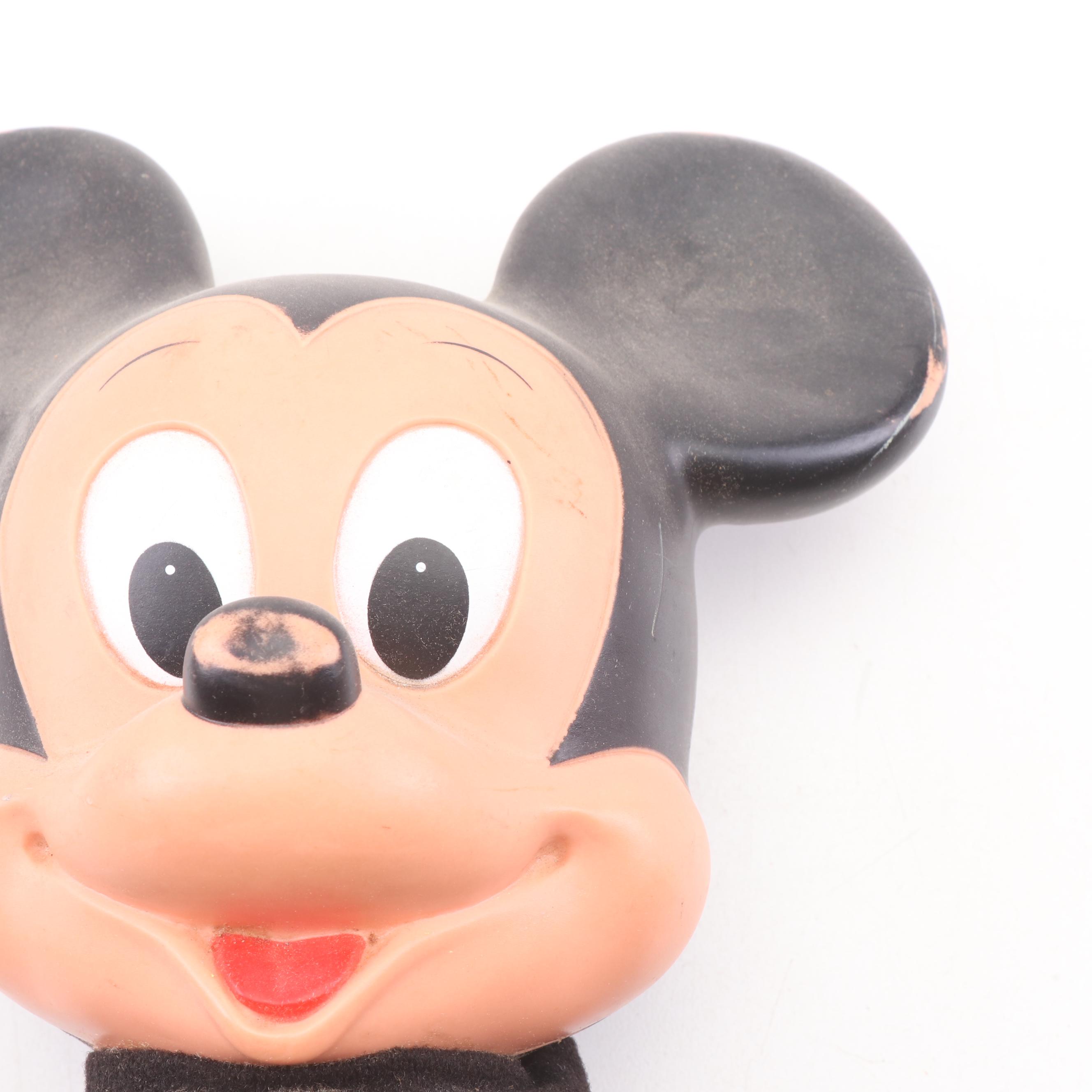 "Marching Mickey Mouse" and Bellhop Monkey Plush Dolls