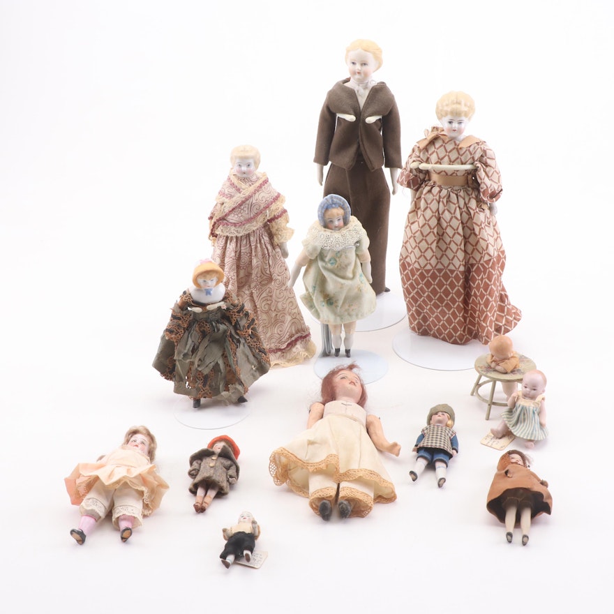 Gebrüder Knoch and Other German Dolls of Porcelain, Bisque, and Wood