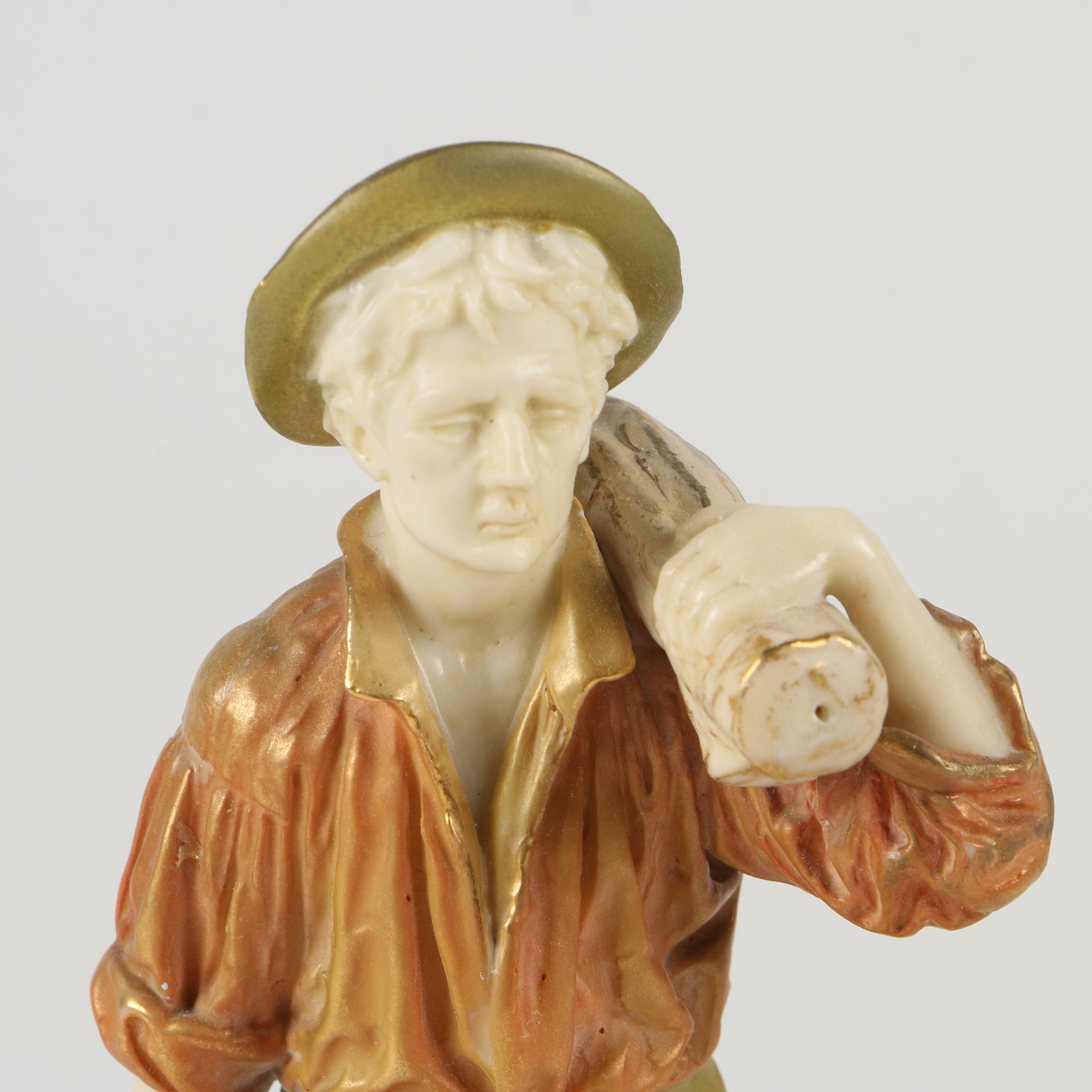 Royal Worcester Porcelain Figurines, Late 19th Century