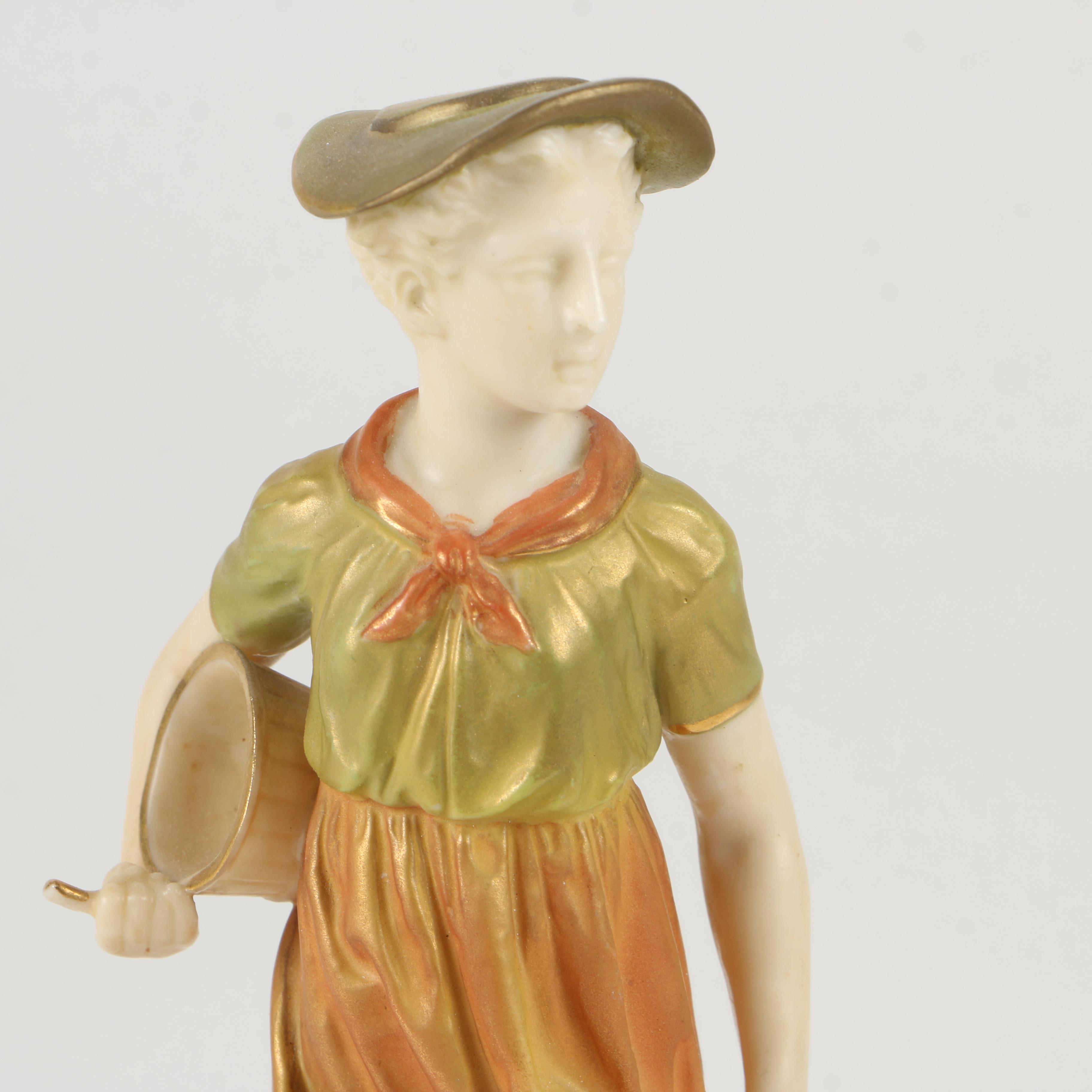 Royal Worcester Porcelain Figurines, Late 19th Century