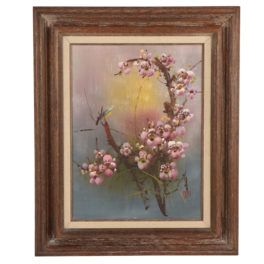 Chinese Floral Still Life Oil Painting