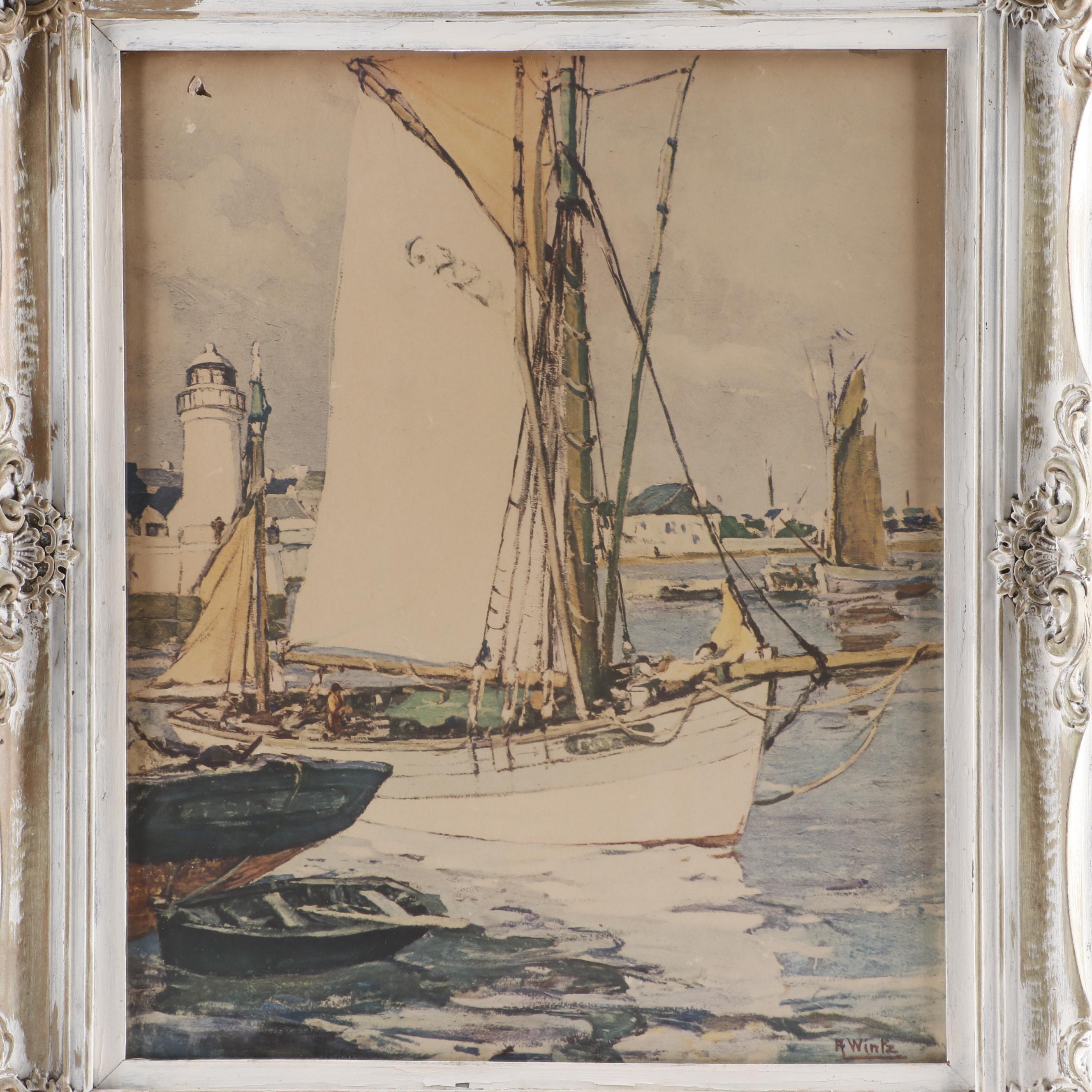 Offset Lithograph after A. Wintz