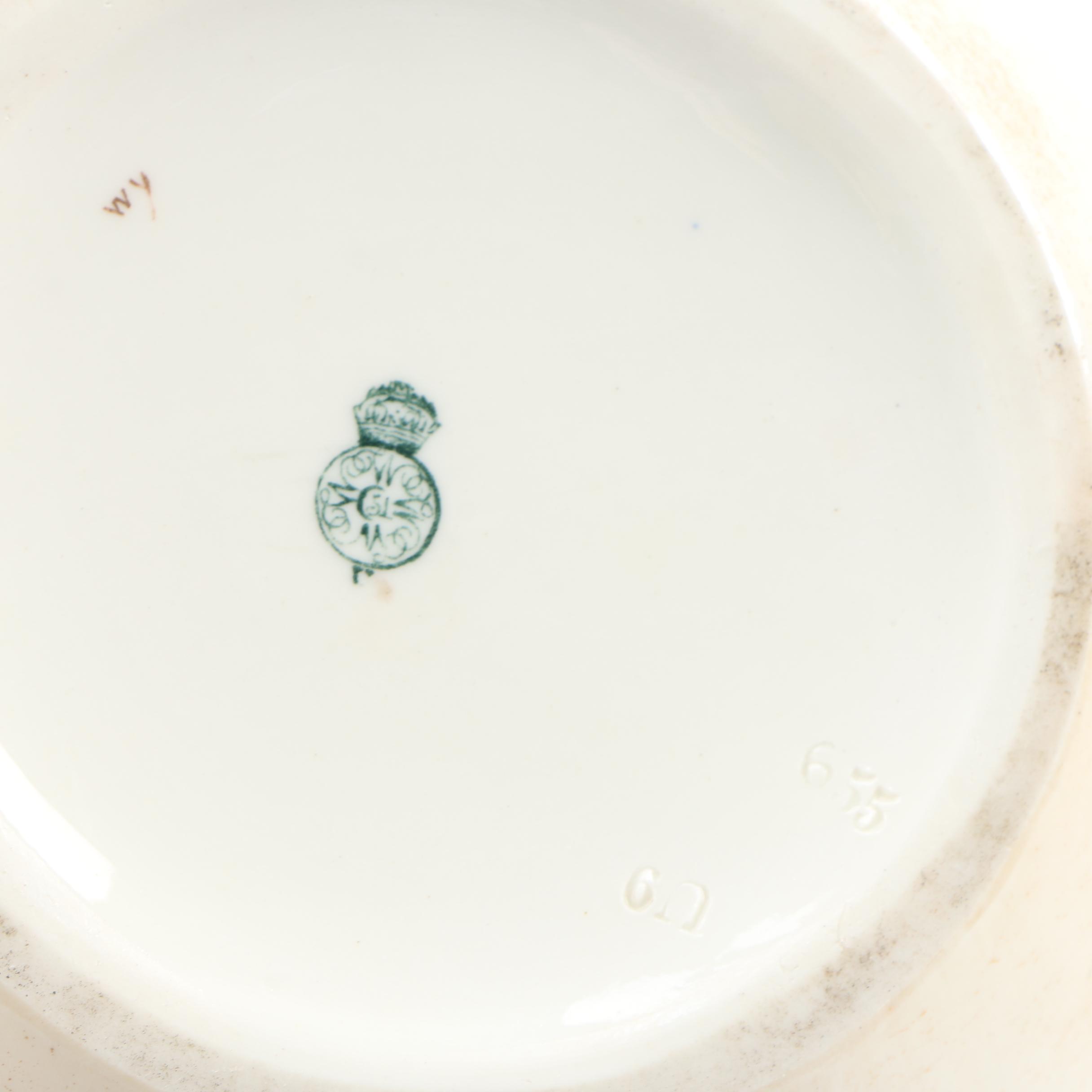 Royal Worcester Blush Ivory Porcelain Vase with Gilt Snake Handles, 1883