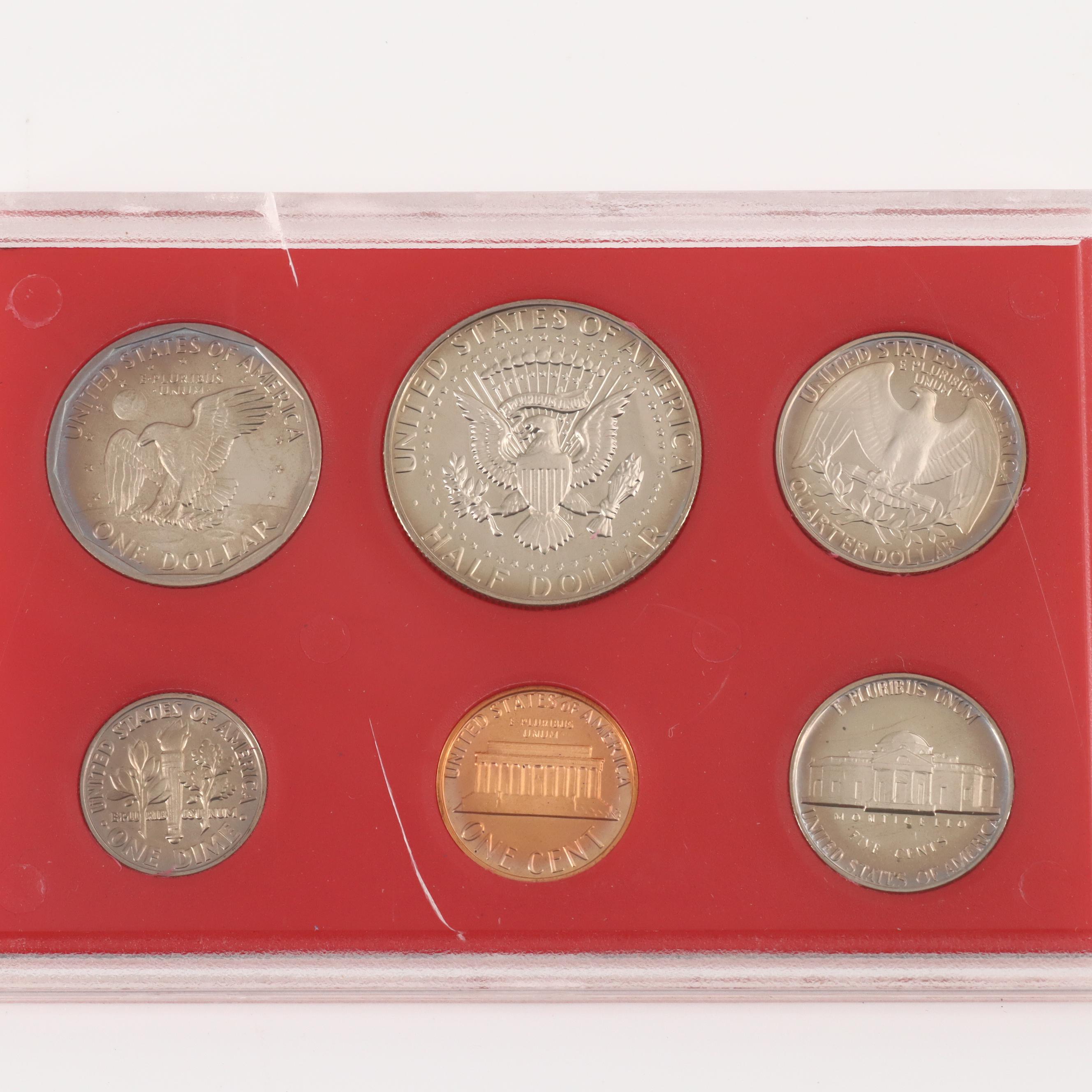 Nine U.S. Mint Proof Sets