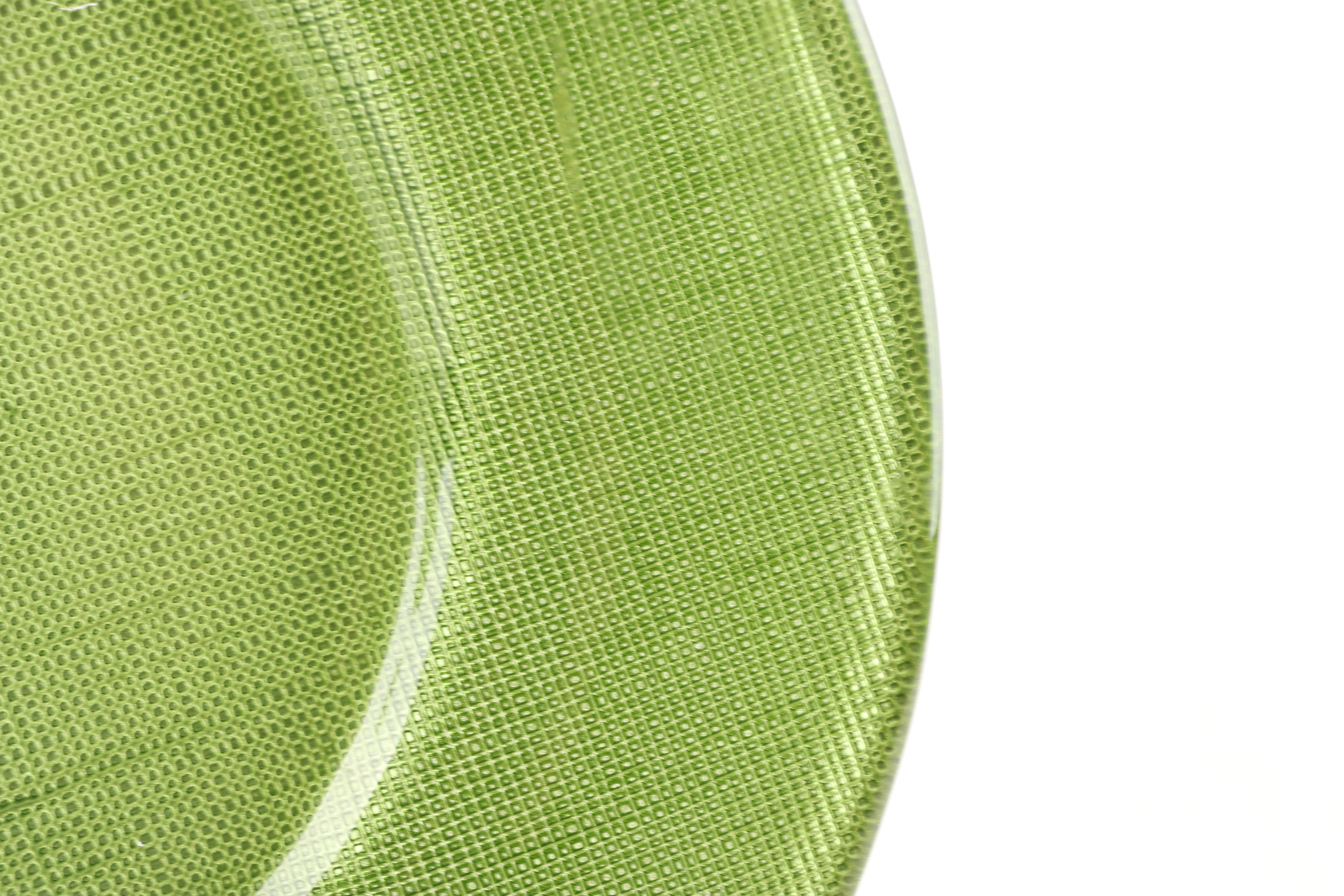Green Glass Charger Plates