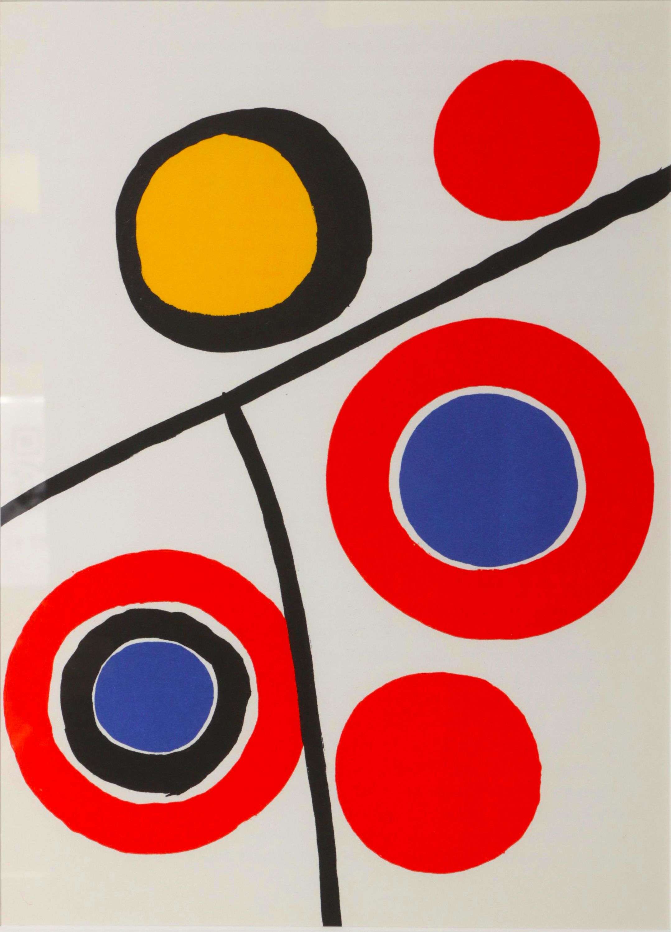 Alexander Calder Color Lithograph for "Derrière le Miroir"