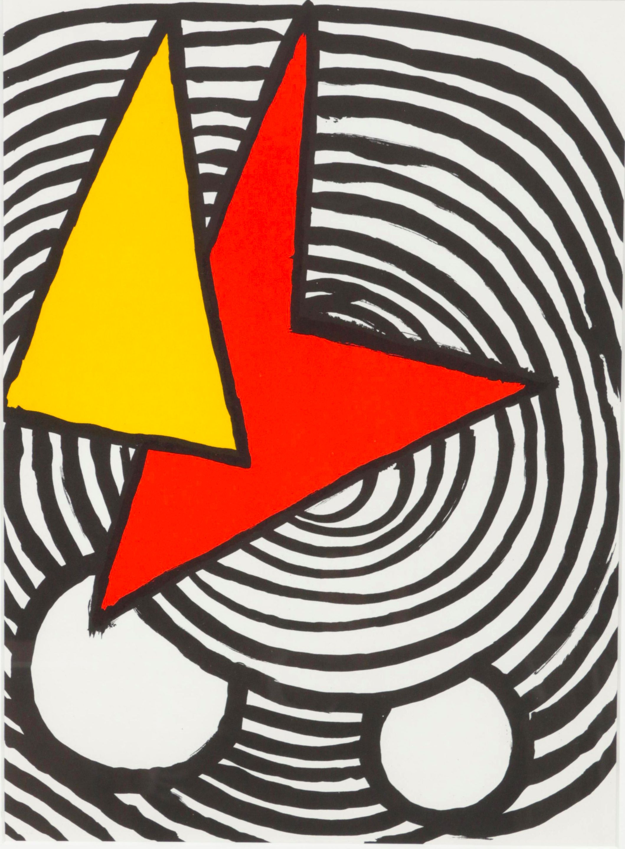 Alexander Calder Color Lithograph for "Derrière le Miroir"