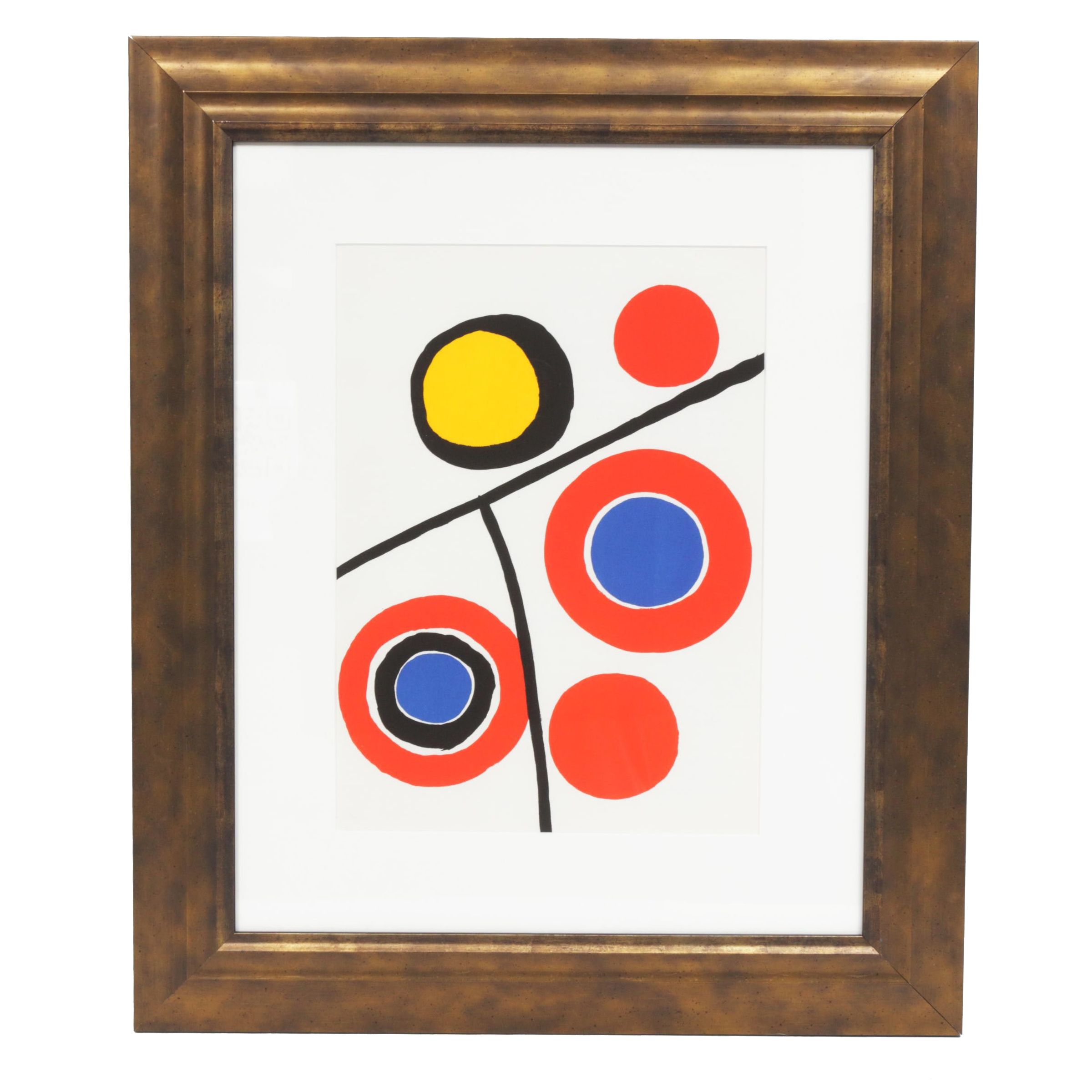 Alexander Calder Color Lithograph for "Derrière le Miroir"