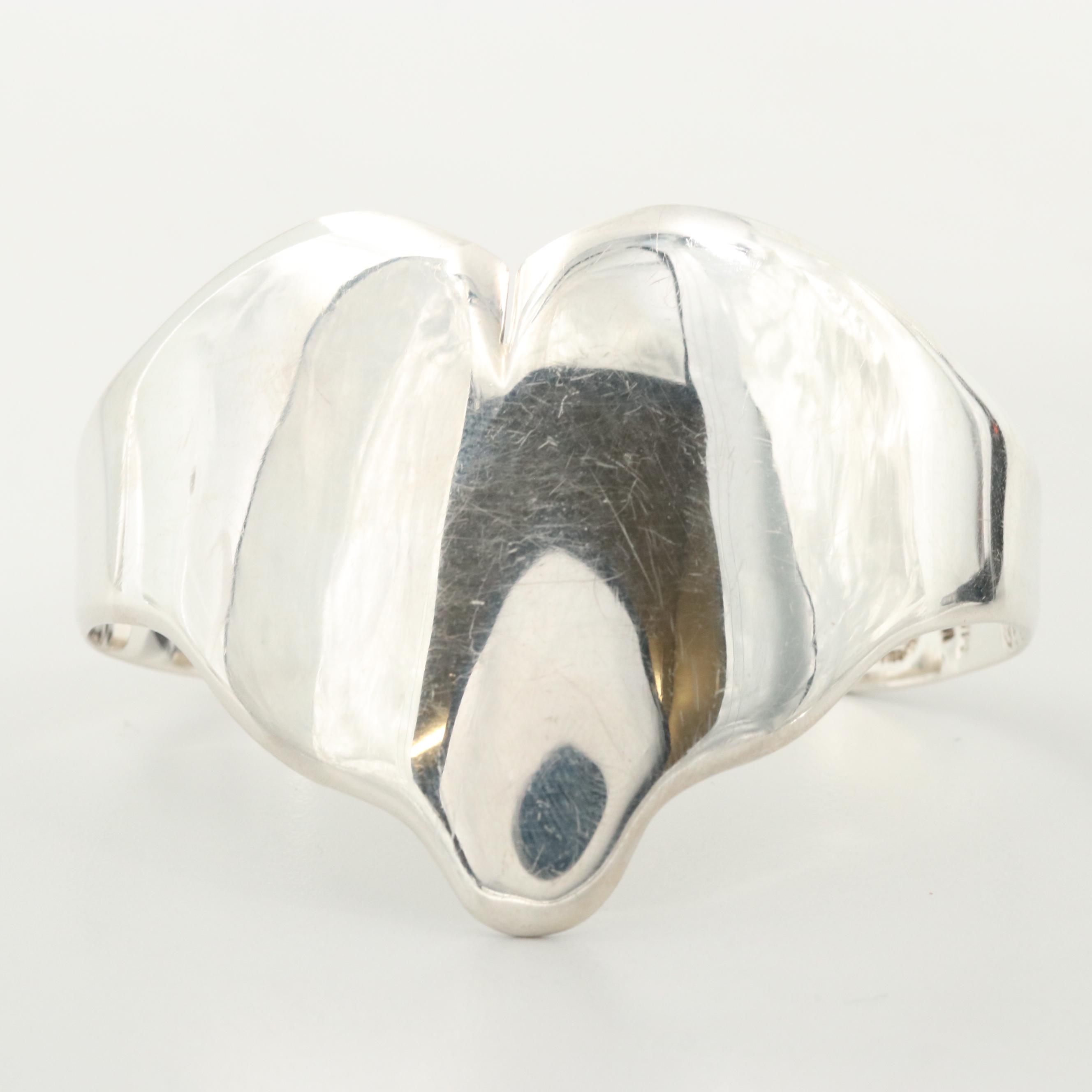 Taxco Talleres de Los Ballesteros Sterling Silver Cuff Bracelet