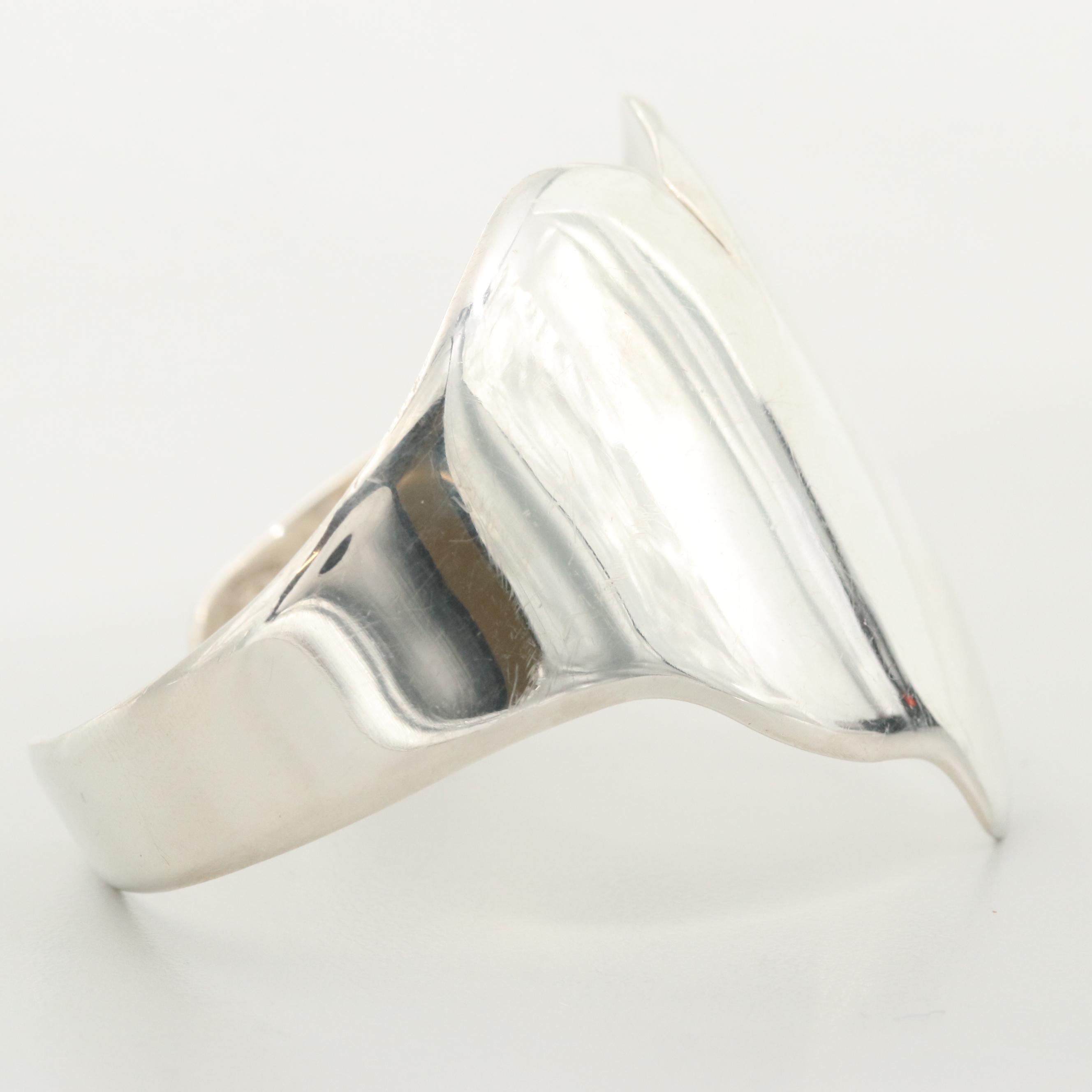 Taxco Talleres de Los Ballesteros Sterling Silver Cuff Bracelet
