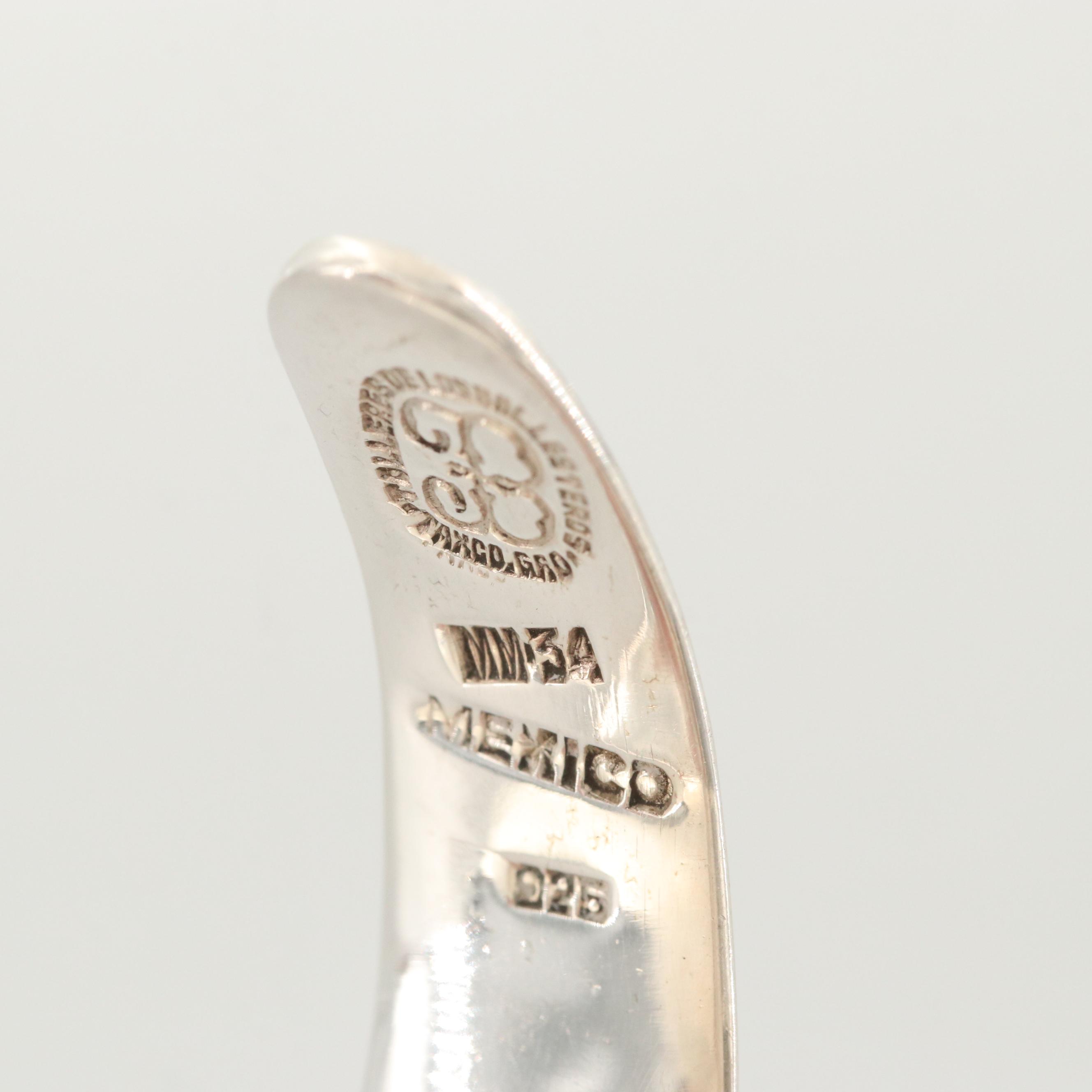 Taxco Talleres de Los Ballesteros Sterling Silver Cuff Bracelet