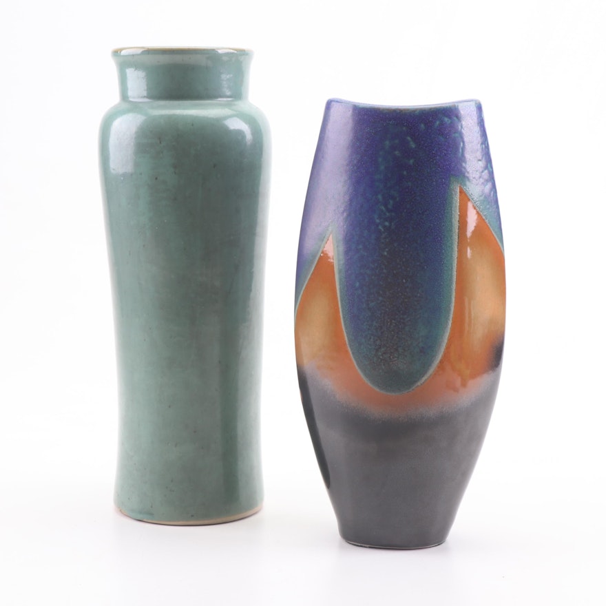 Contemporary Stoneware and Ceramic Home Decor Vases