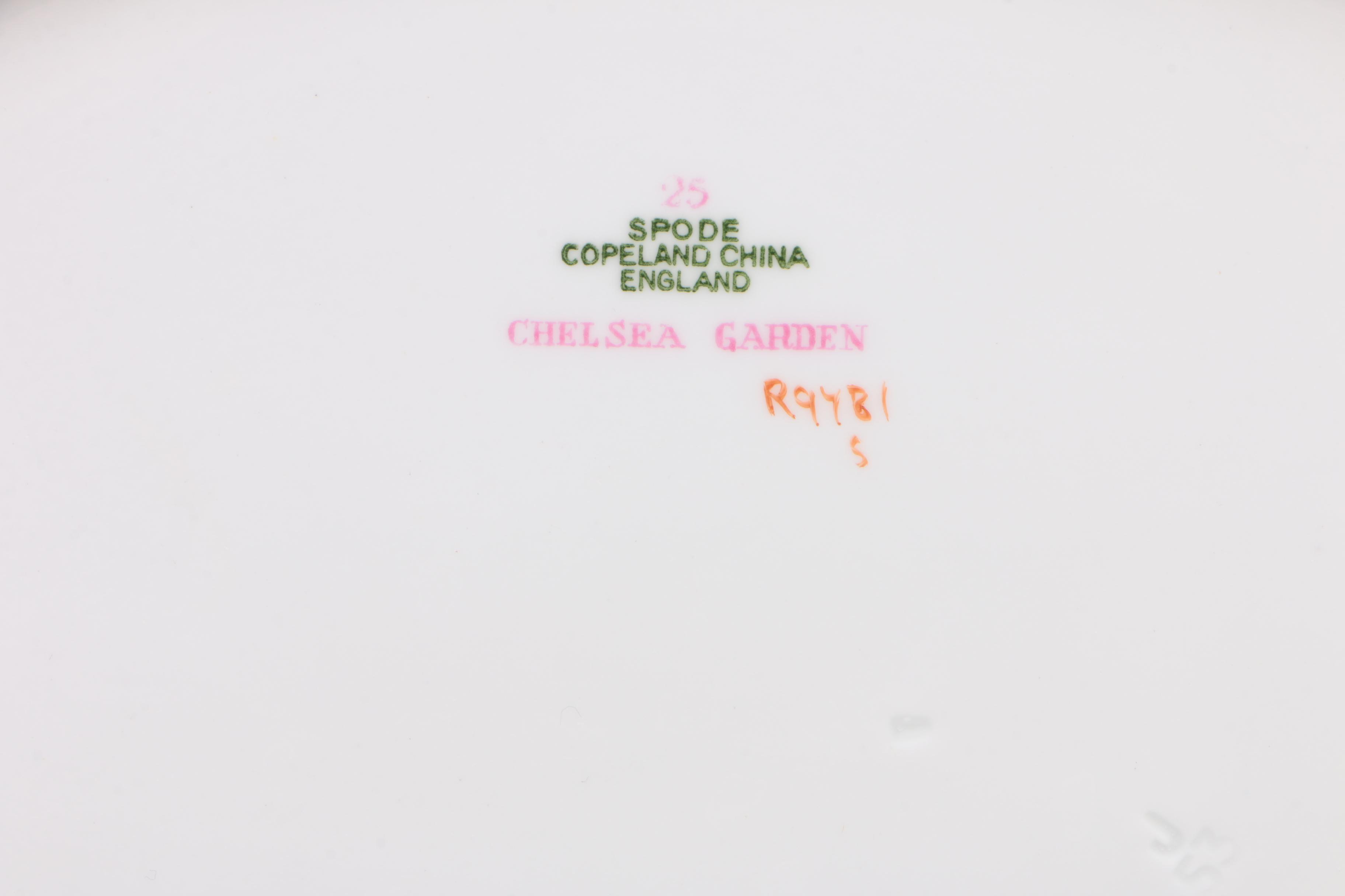 Spode "Chelsea Garden" China Dinnerware, 1952 - 1988