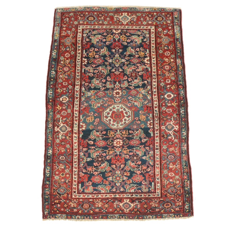 Hand-Knotted Persian Mahal Wool Area Rug