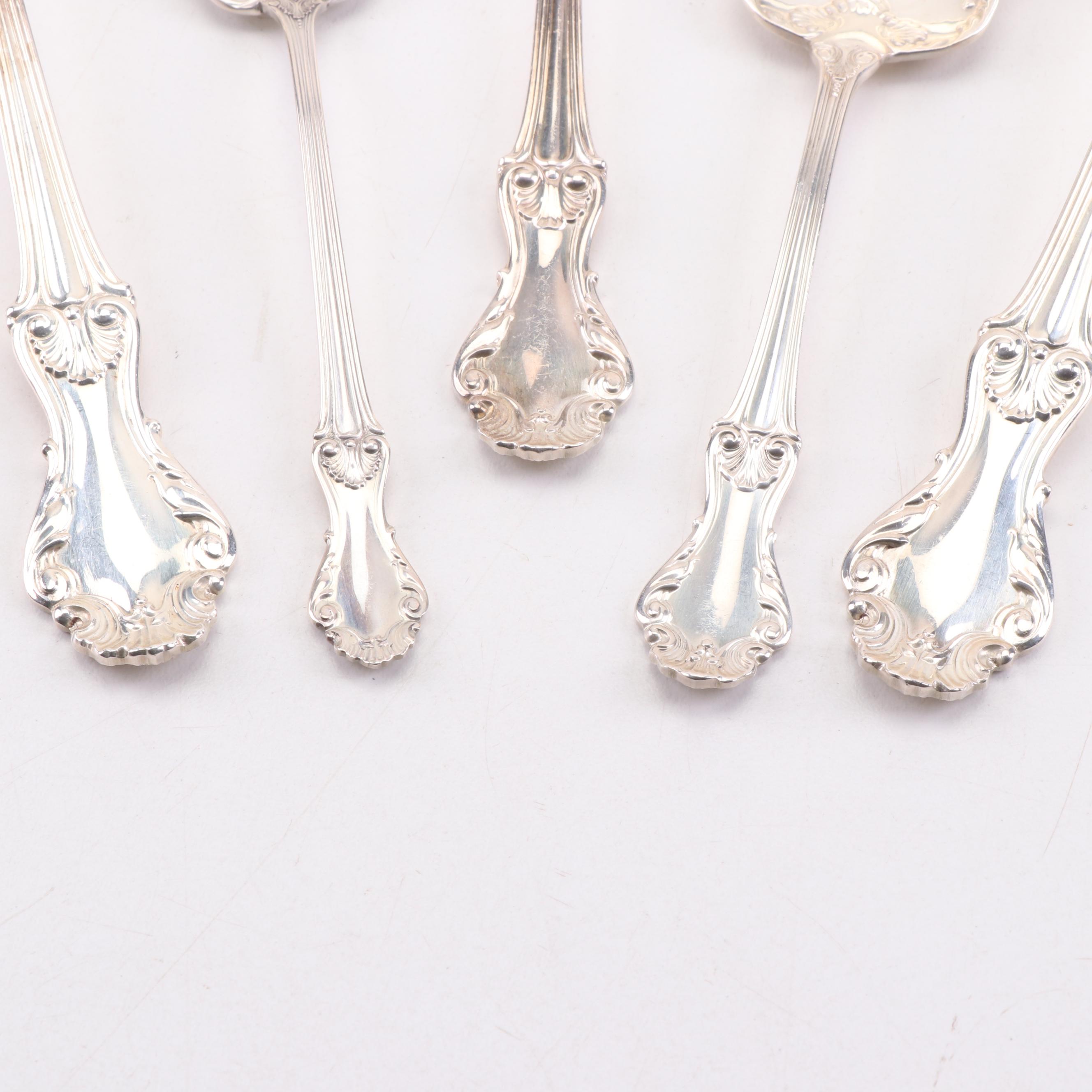 Frank M. Whiting "Georgian Shell" Sterling Silver Flatware Service for Twelve