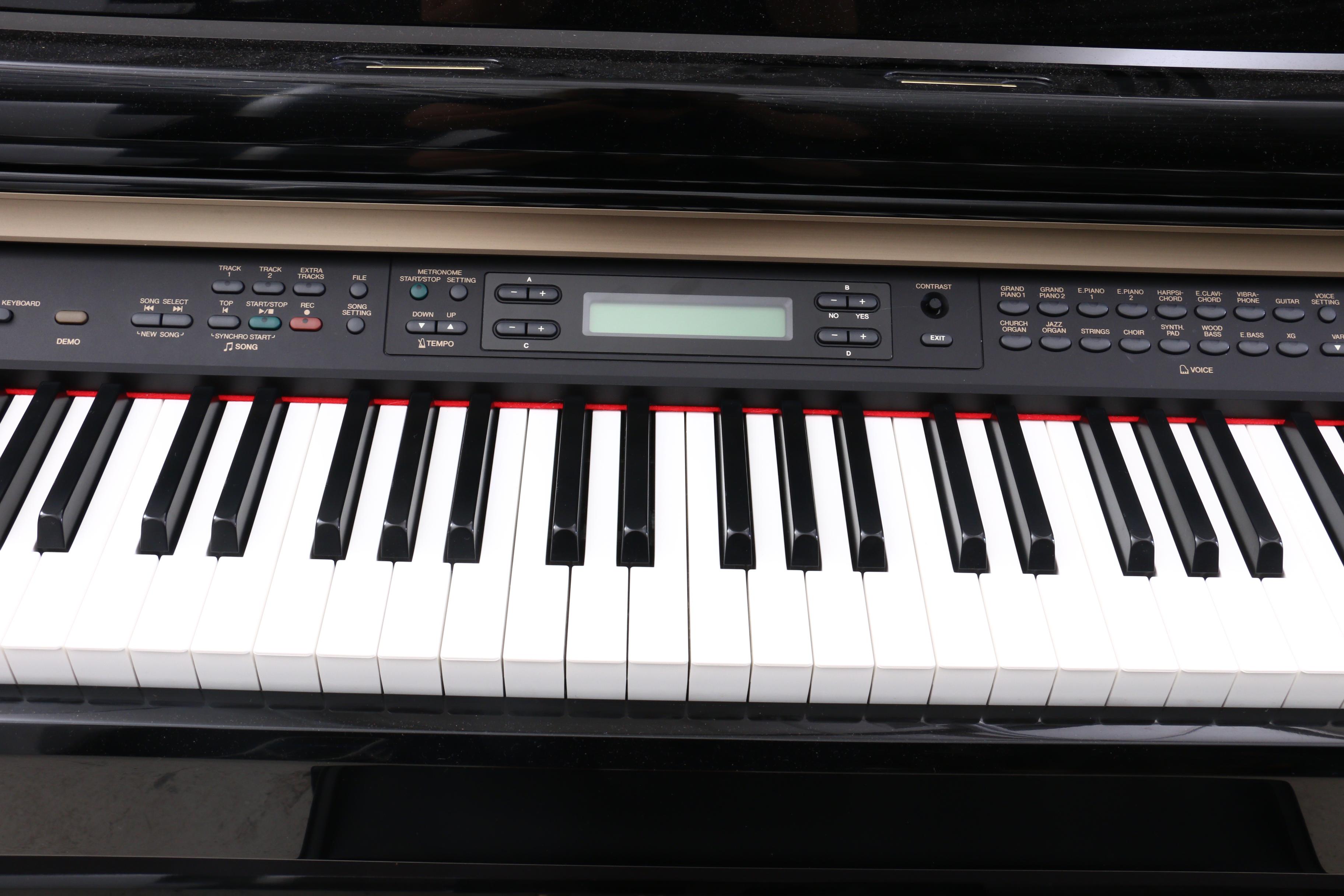 Yamaha Polished Ebony Clavinova Electric Piano with Bench