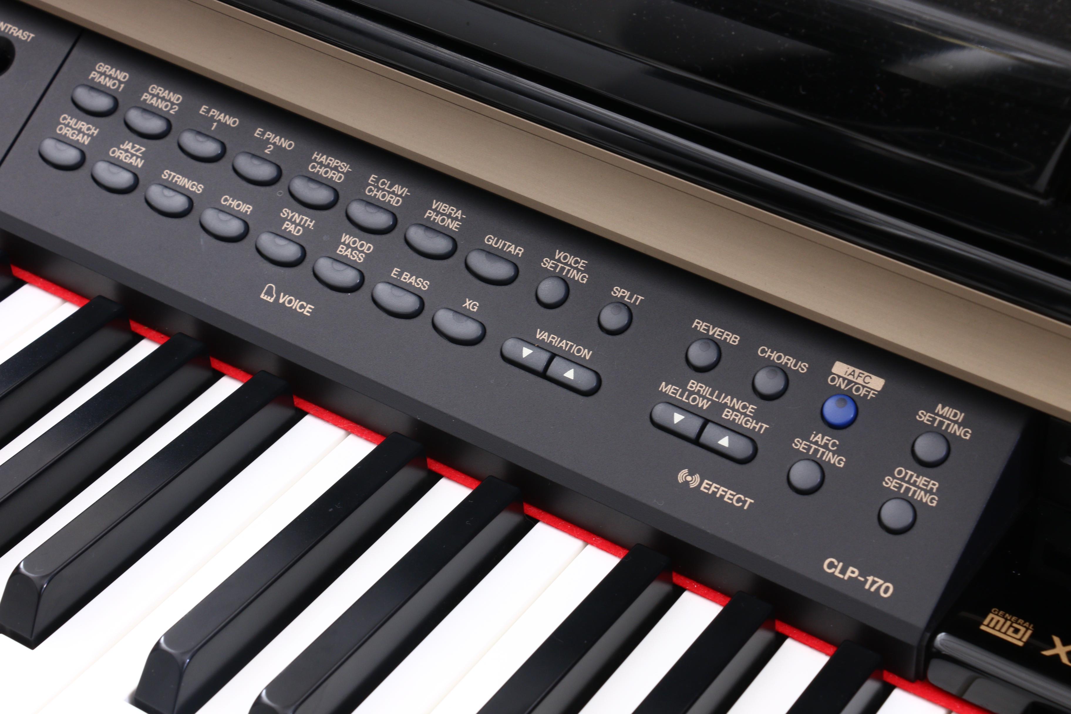 Yamaha Polished Ebony Clavinova Electric Piano with Bench