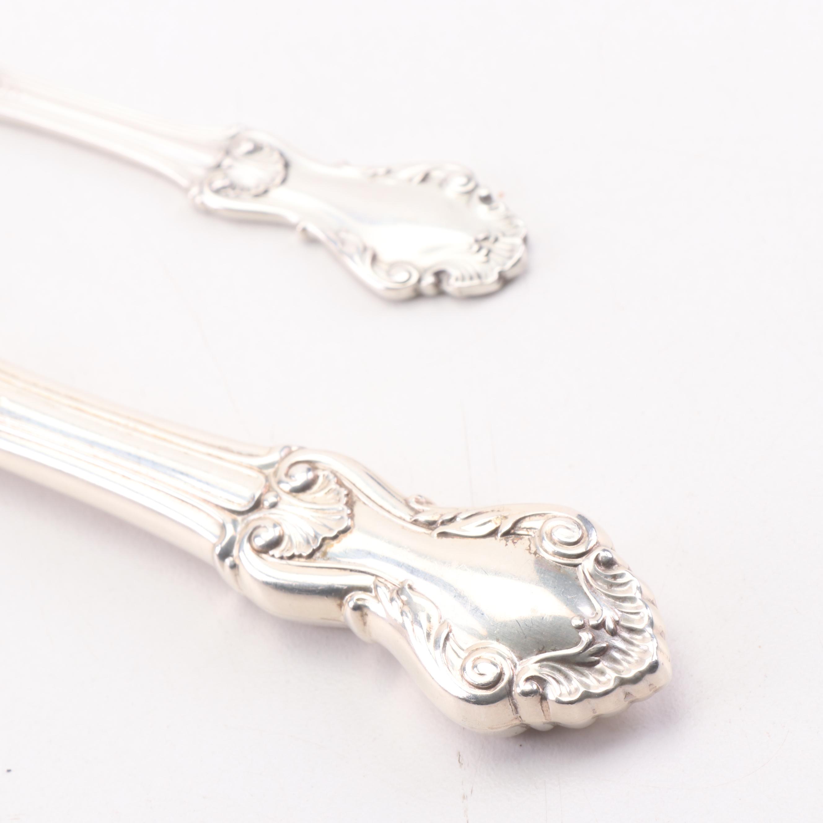 Frank M. Whiting "Georgian Shell" Sterling Silver Flatware Service for Twelve