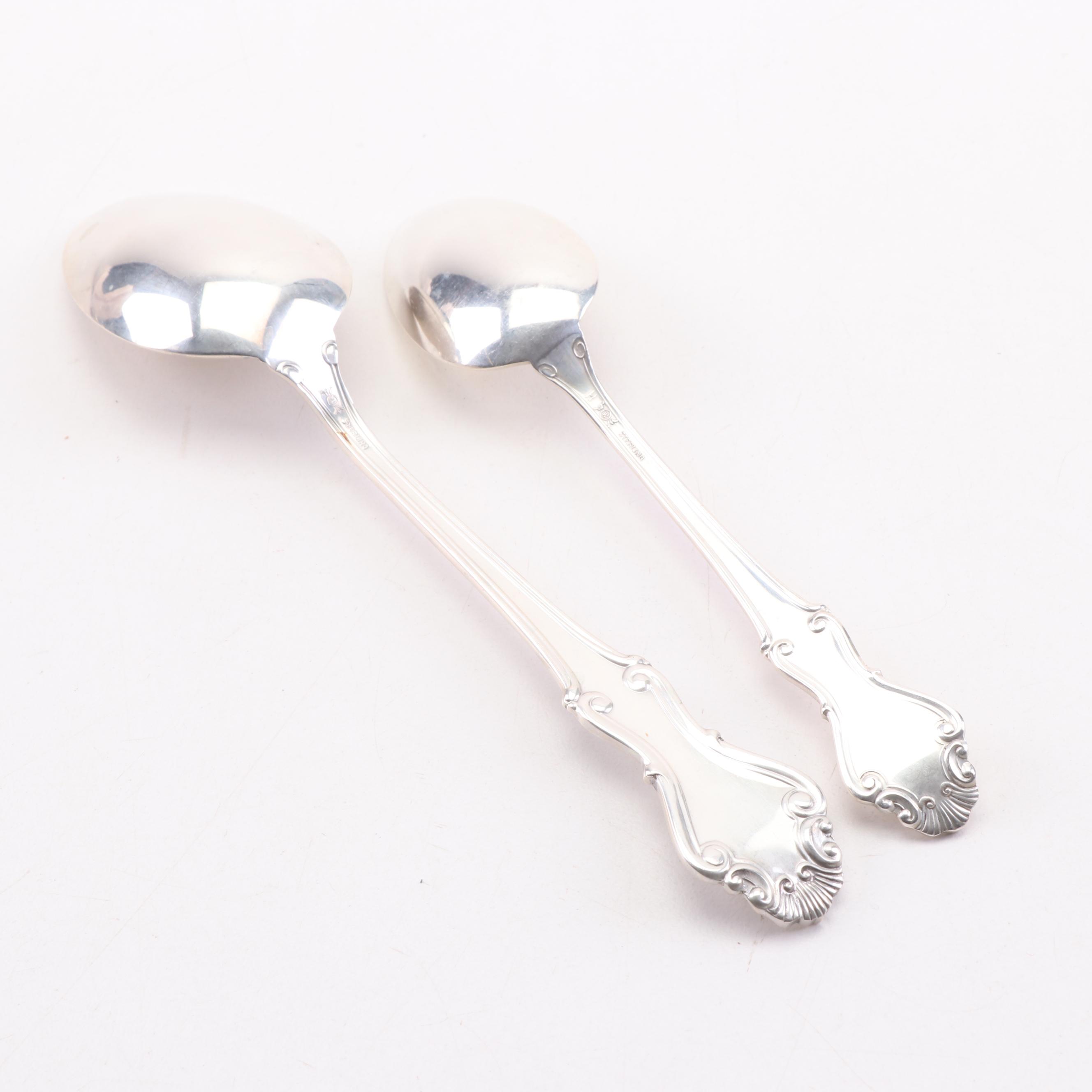 Frank M. Whiting "Georgian Shell" Sterling Silver Flatware Service for Twelve