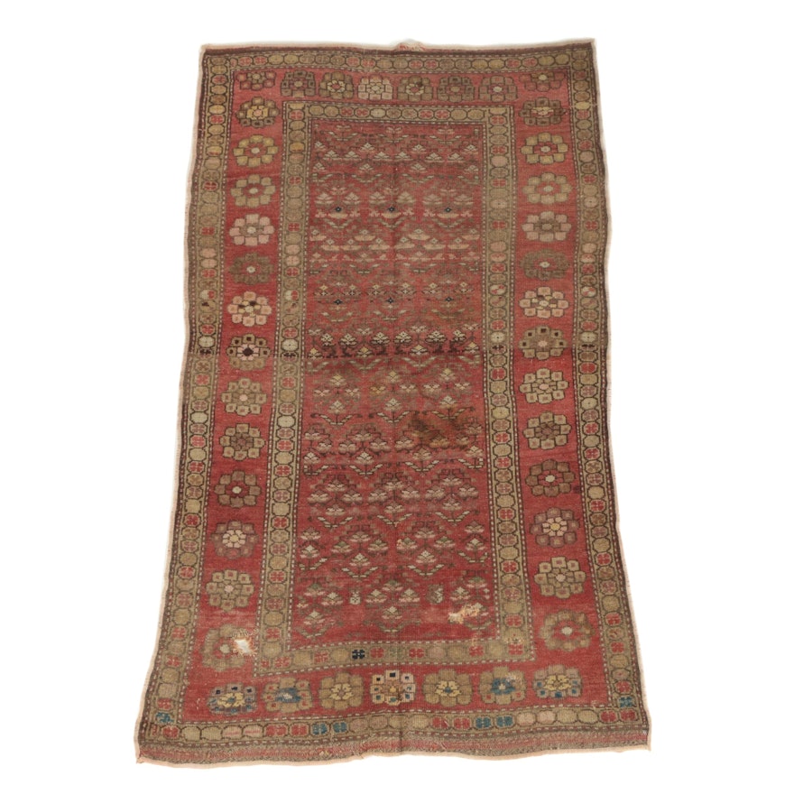 Hand-Knotted Persian Malayer Wool Area Rug