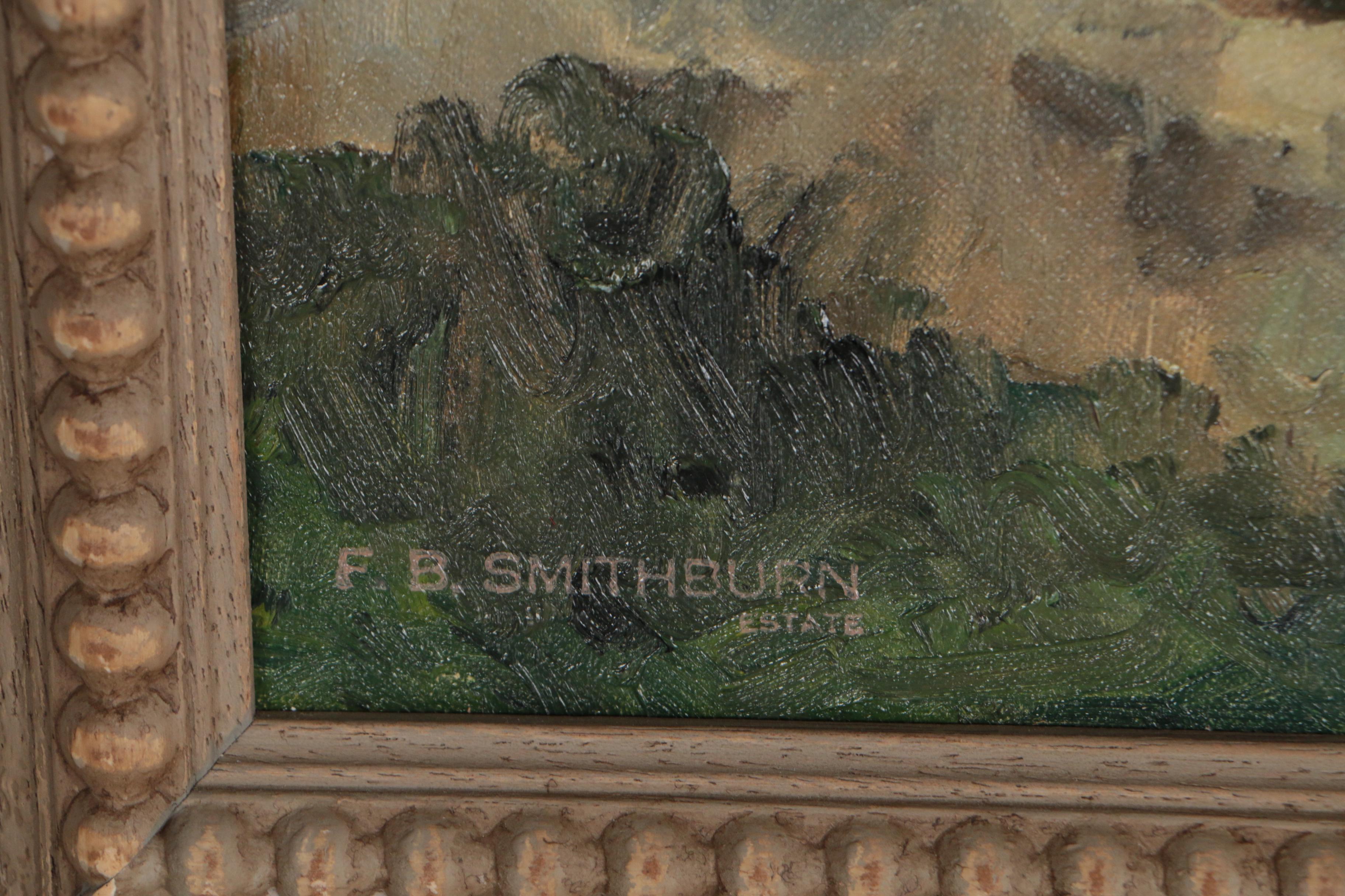 Florence B. Smithburn Oil Painting "Climbing Tree"