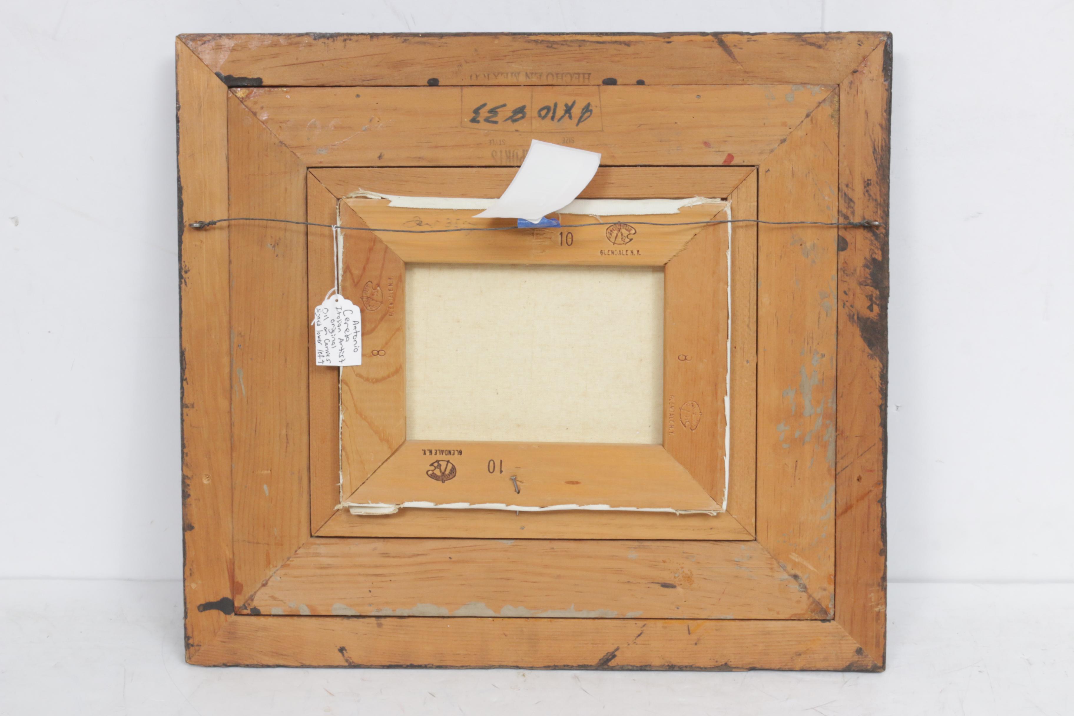 Antonio Cereda Coastal Landscape Oil Painting