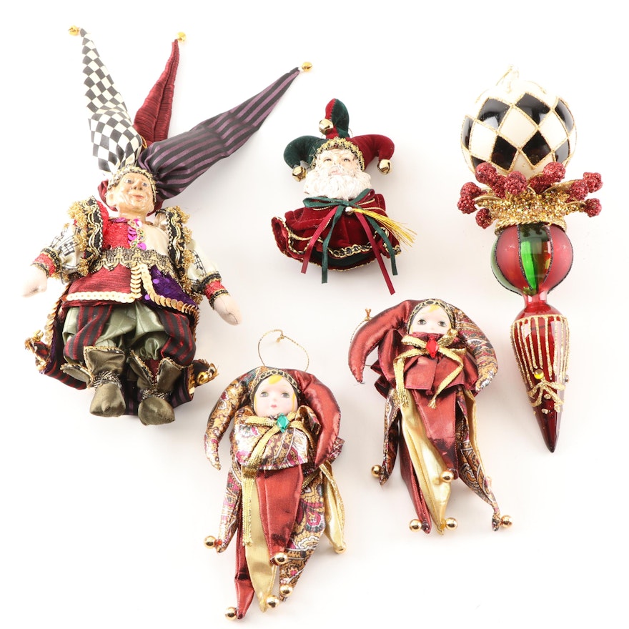 Jester Ornaments Featuring Katherine's Collection