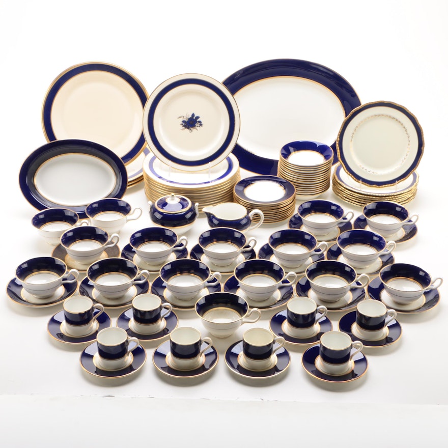 Wedgwood "Cobalt Royal" Porcelain Dinnerware and Other Dinnerware