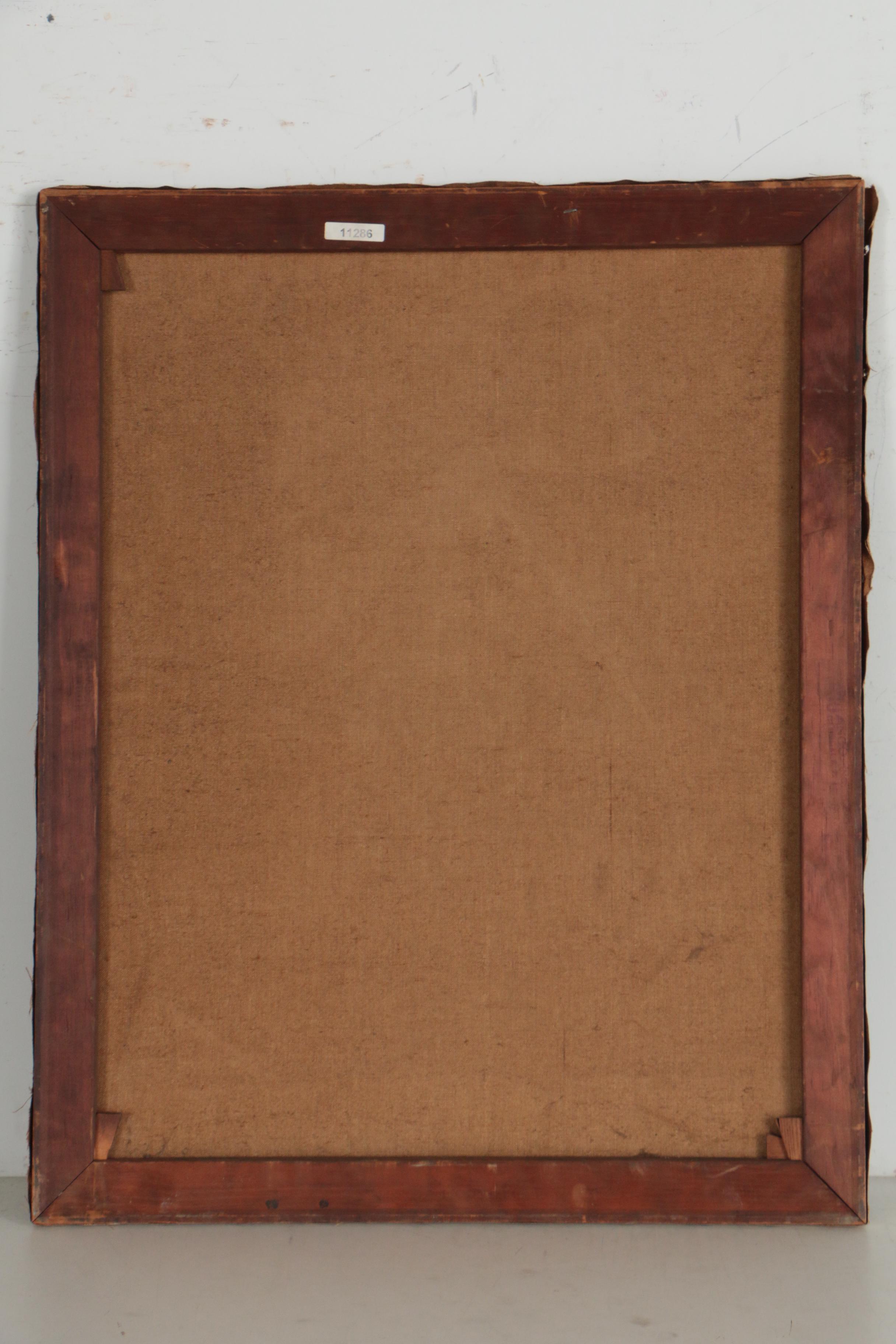 Thomas Brownell Eldred Figural Oil Painting of Seated Female Nude