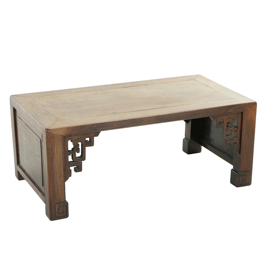 Chinese Carved Hardwood Altar Table, 20th Century