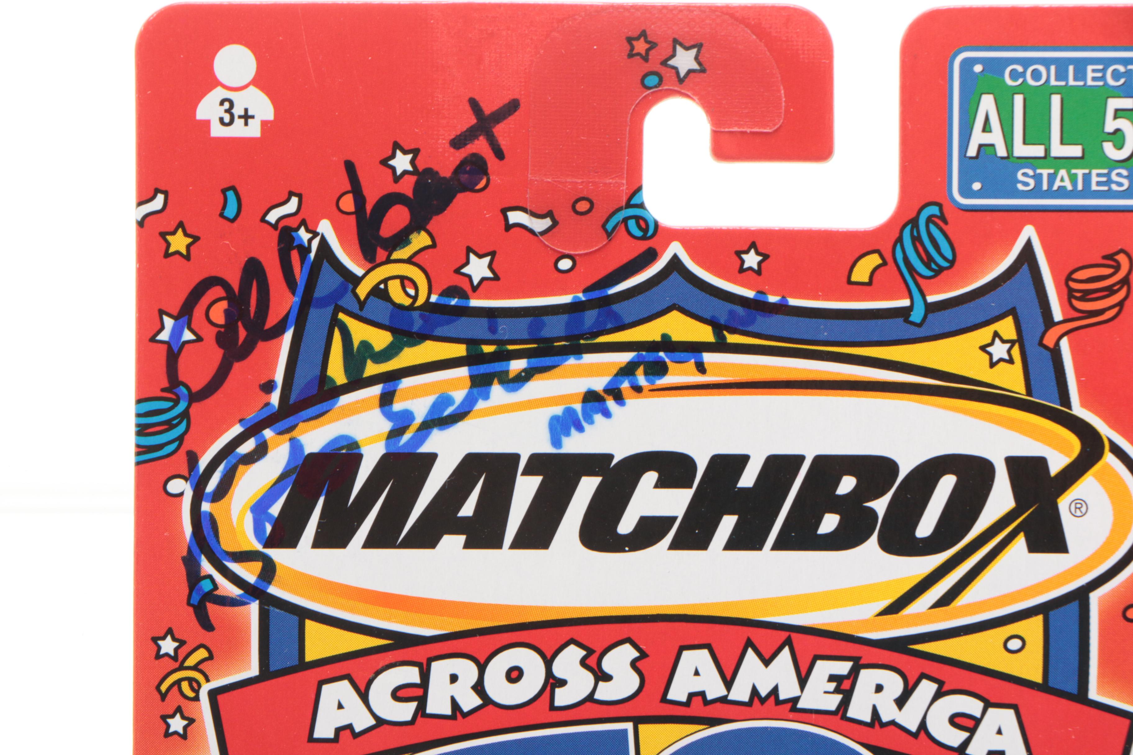 Bob Eckert Mattel Executive Signed Matchbox "50th Birthday Series" Boxed Cars