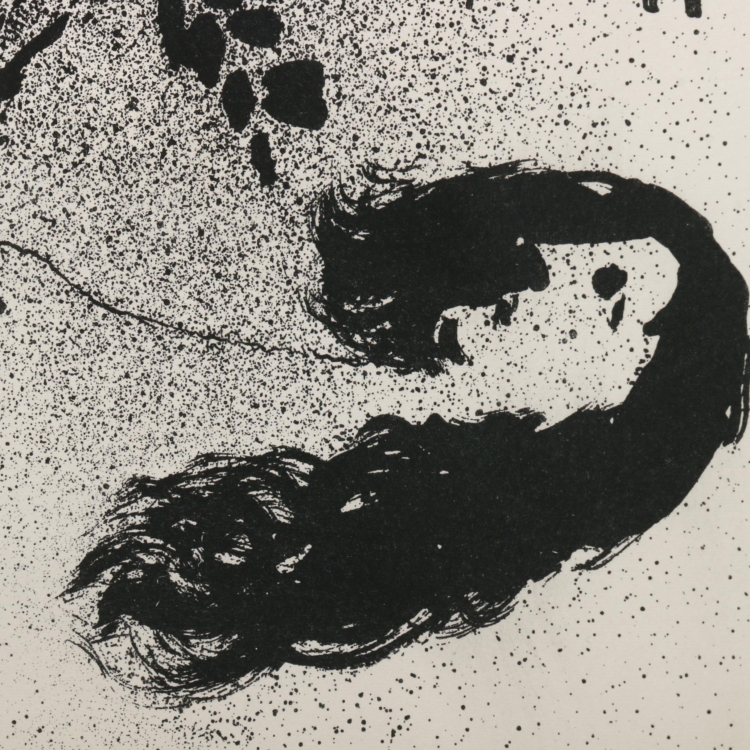 Marc Chagall Lithograph "Le Soir"