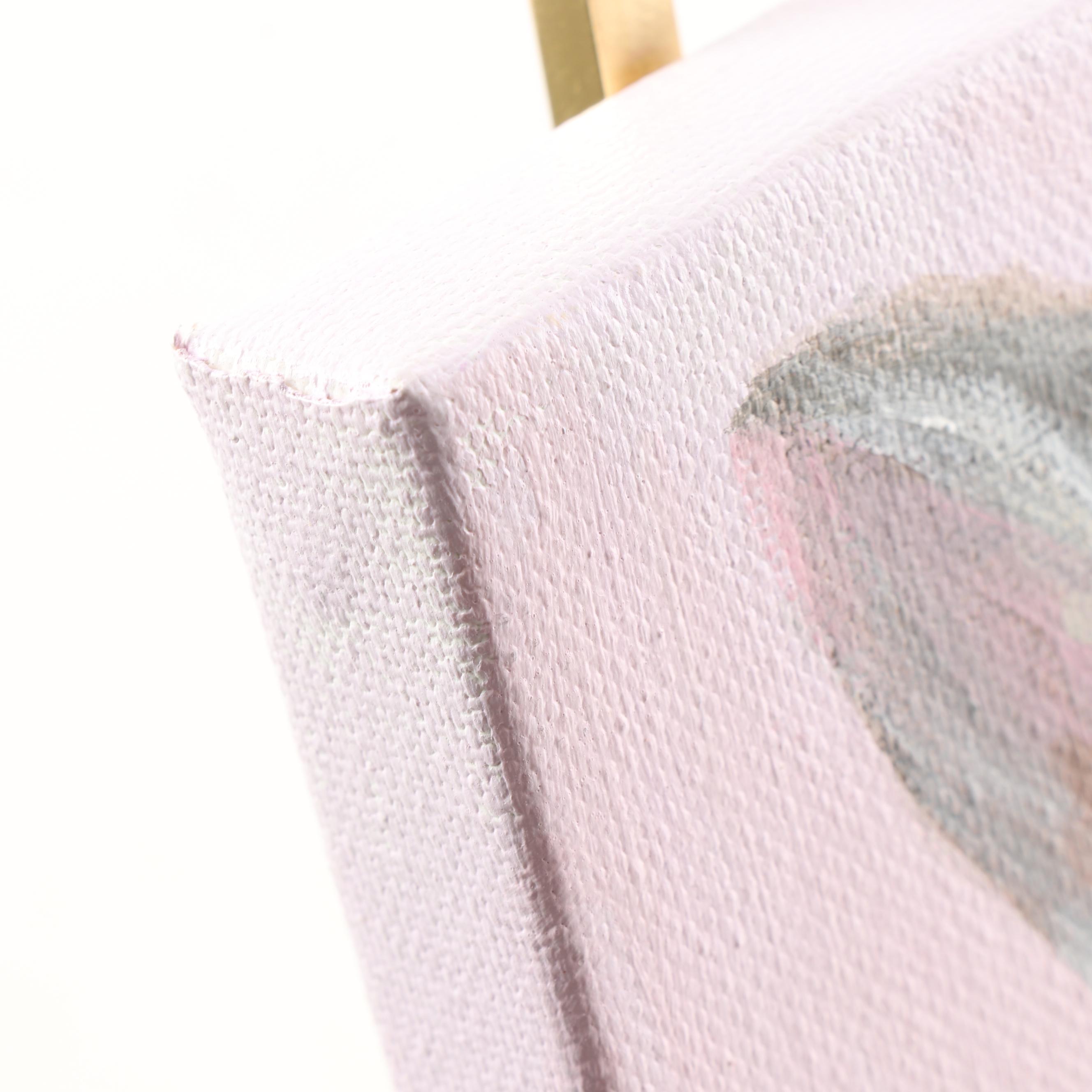 Cheryl Brooks Werkheiser Etching and Christina Dowdy "Rabbit" Painting