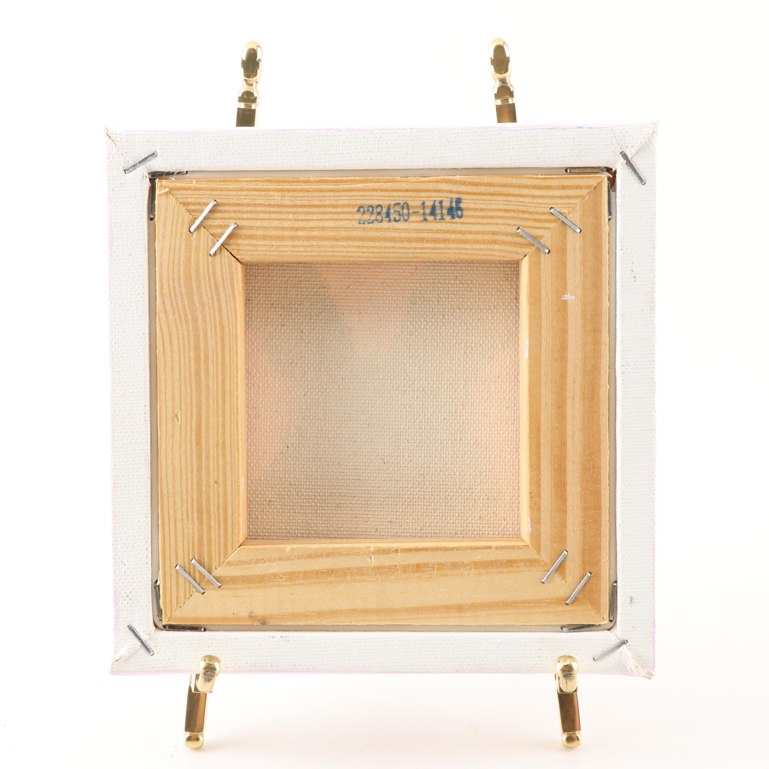 Cheryl Brooks Werkheiser Etching and Christina Dowdy "Rabbit" Painting