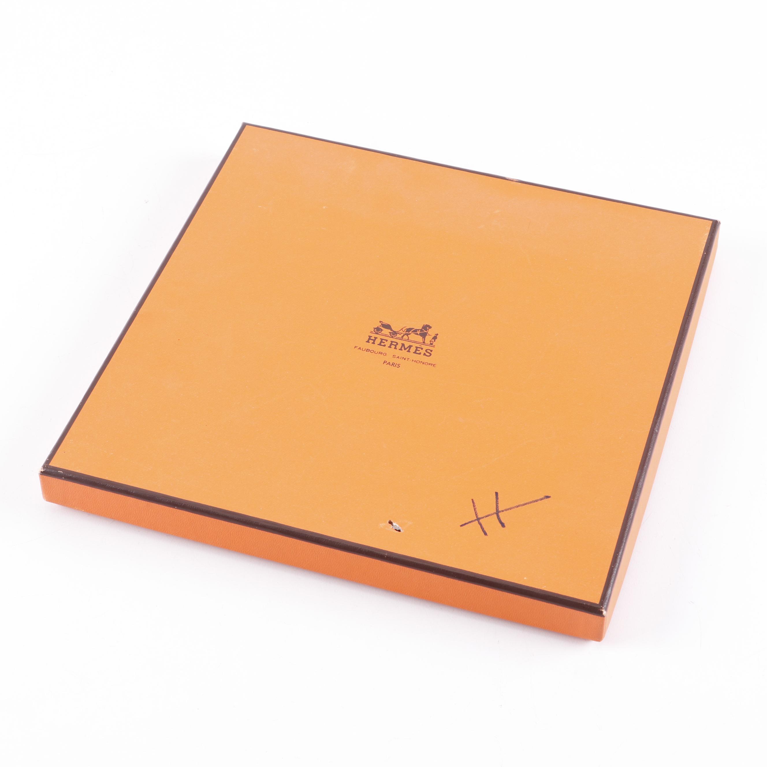 Hermès Paris "Hommage a l'Amitie Franco-Ellenique" Silk Scarf by Julia Abadie