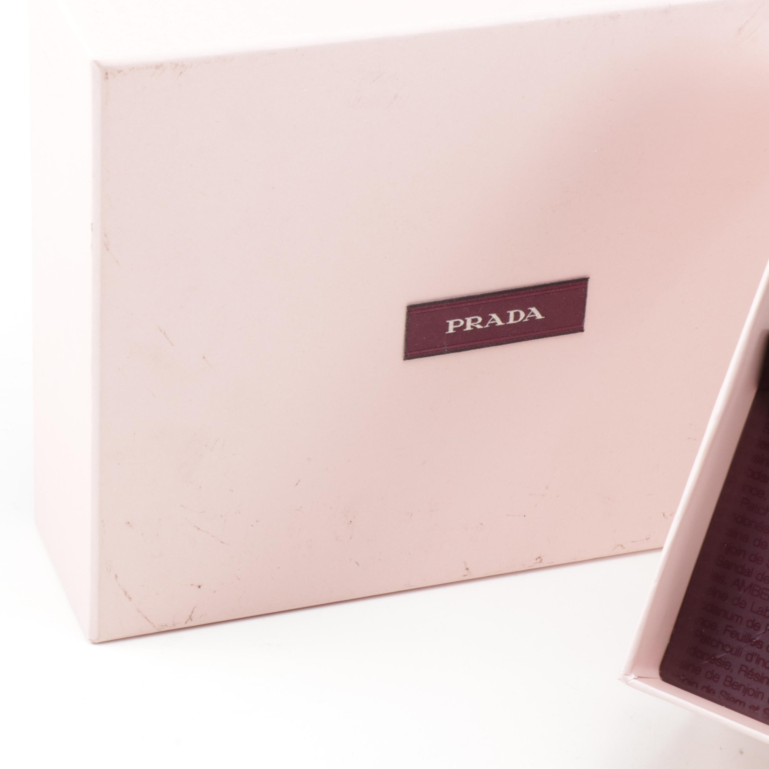 Prada Amber Eau De Parfum Gift Box with Refillable Spray