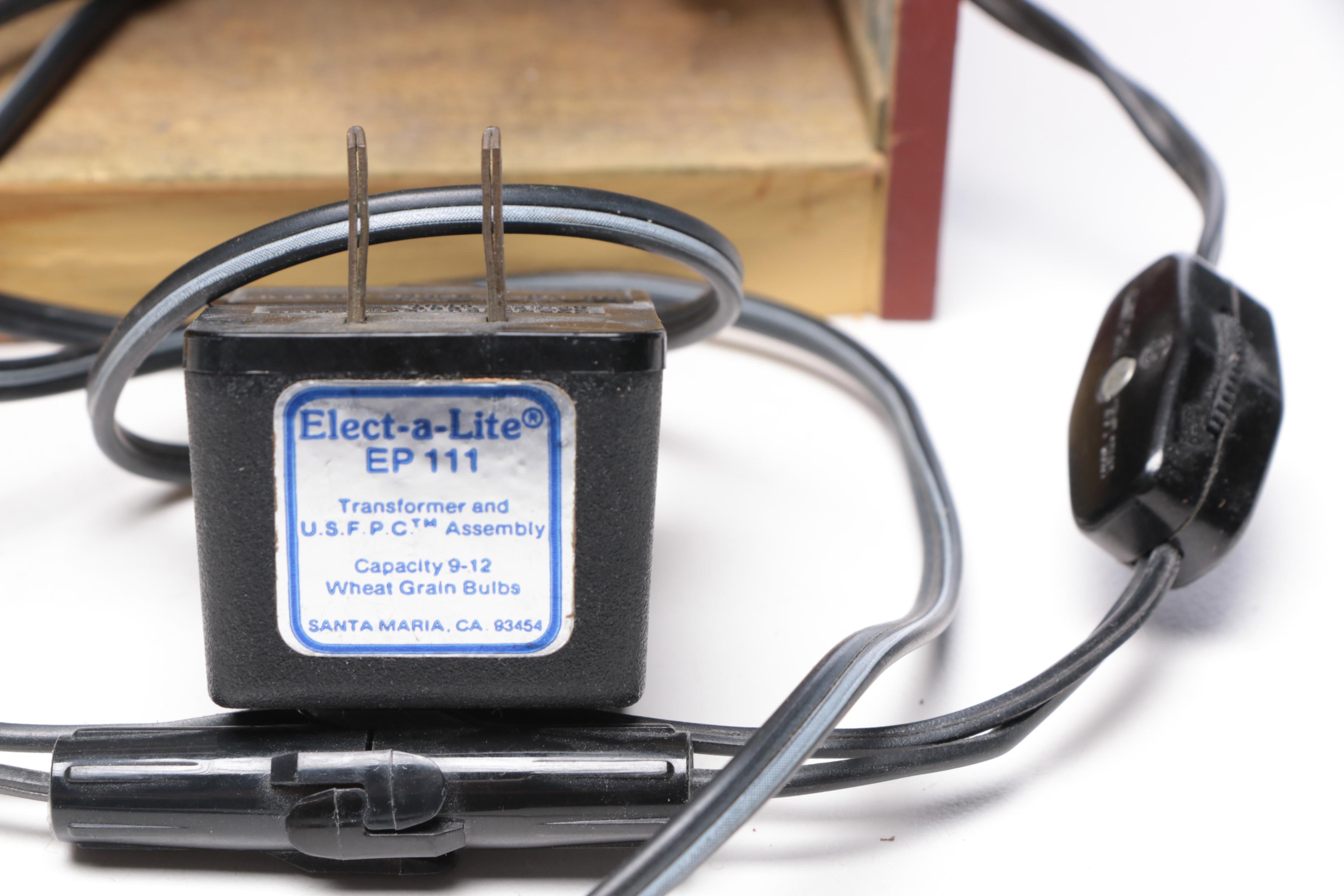Handmade Wooden Dollhouse with Accessories, 1980s