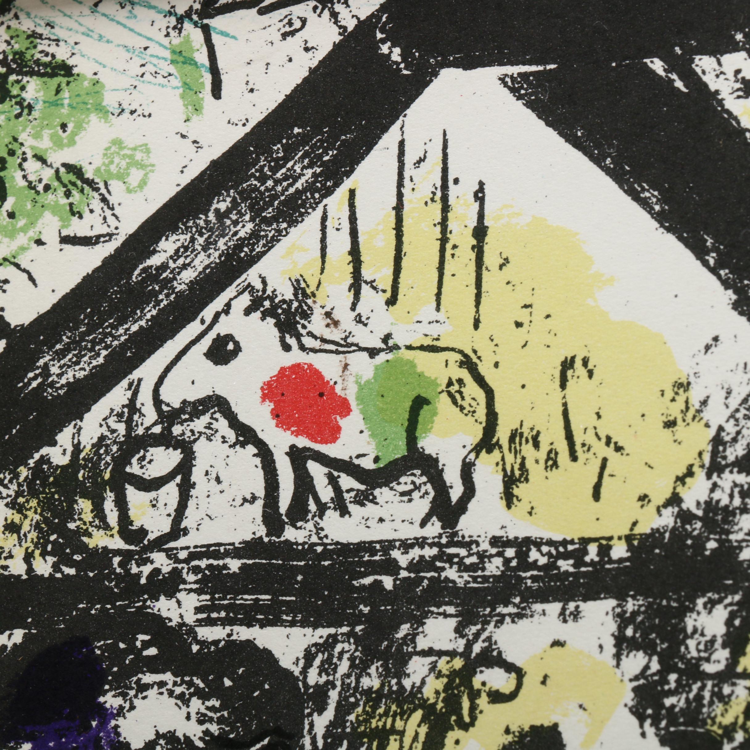 Marc Chagall Color Lithograph for "Derrière le Miroir"