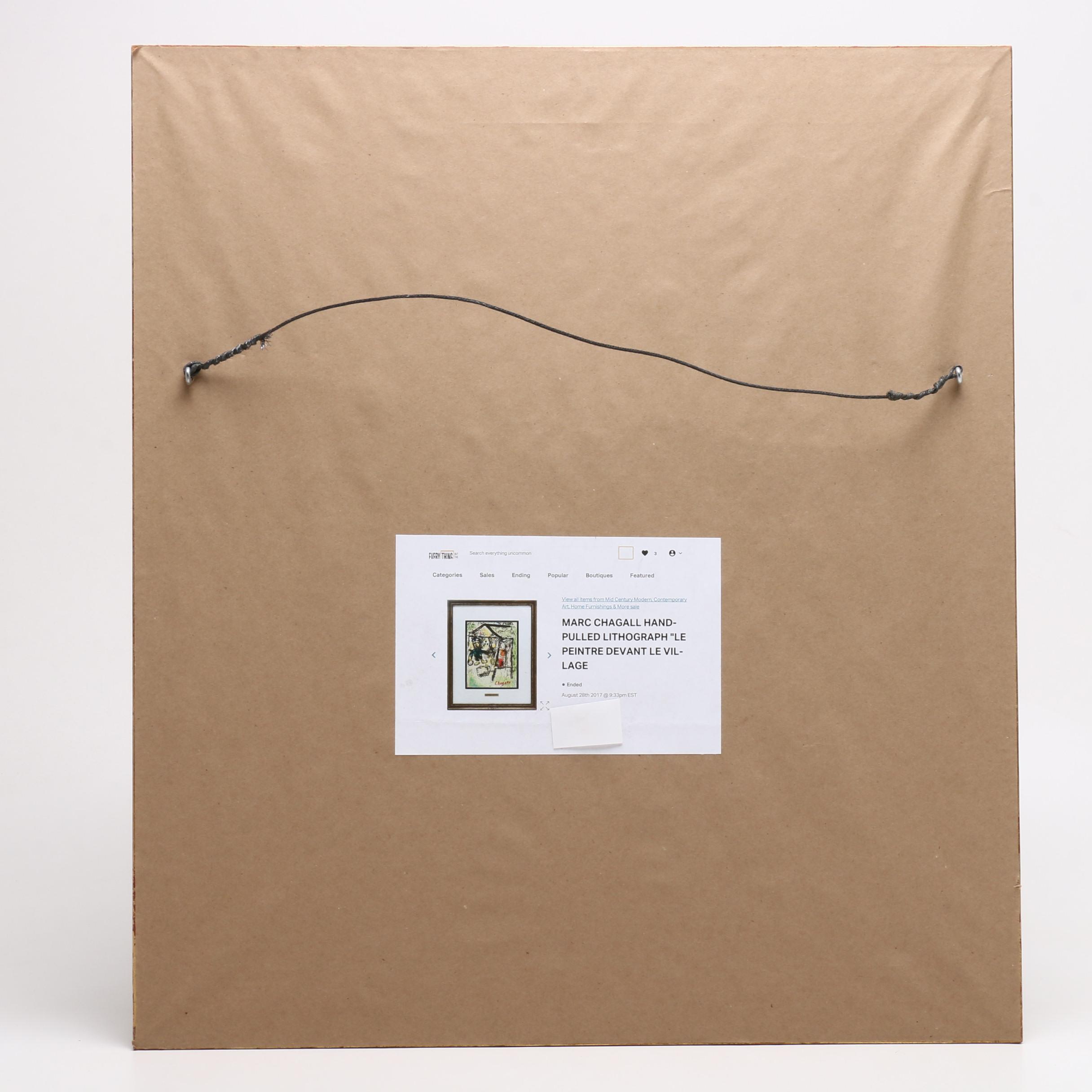 Marc Chagall Color Lithograph for "Derrière le Miroir"