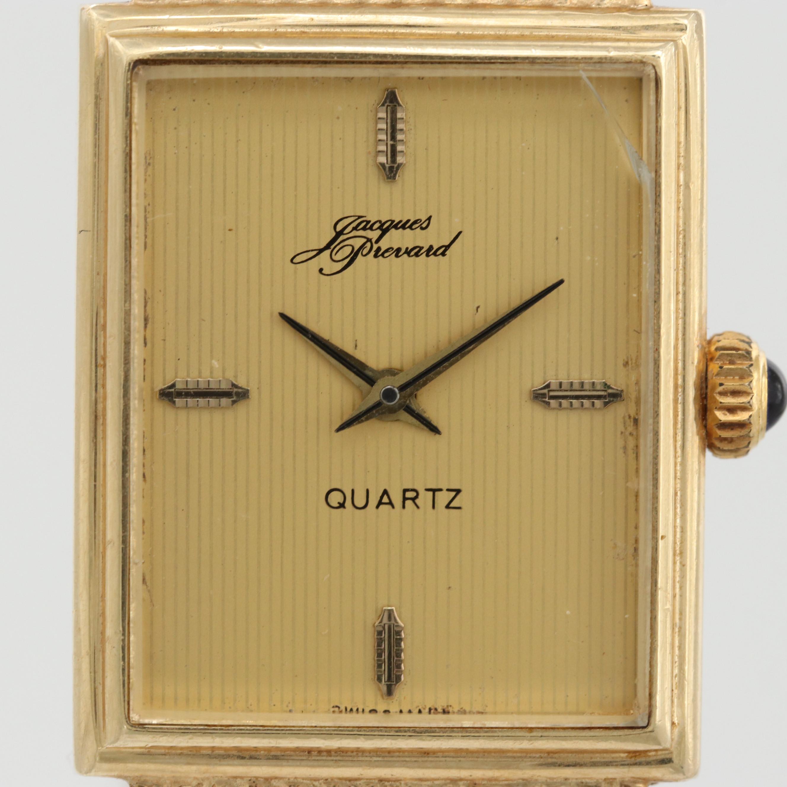 Jacques Prevard 14K Yellow Gold Watch