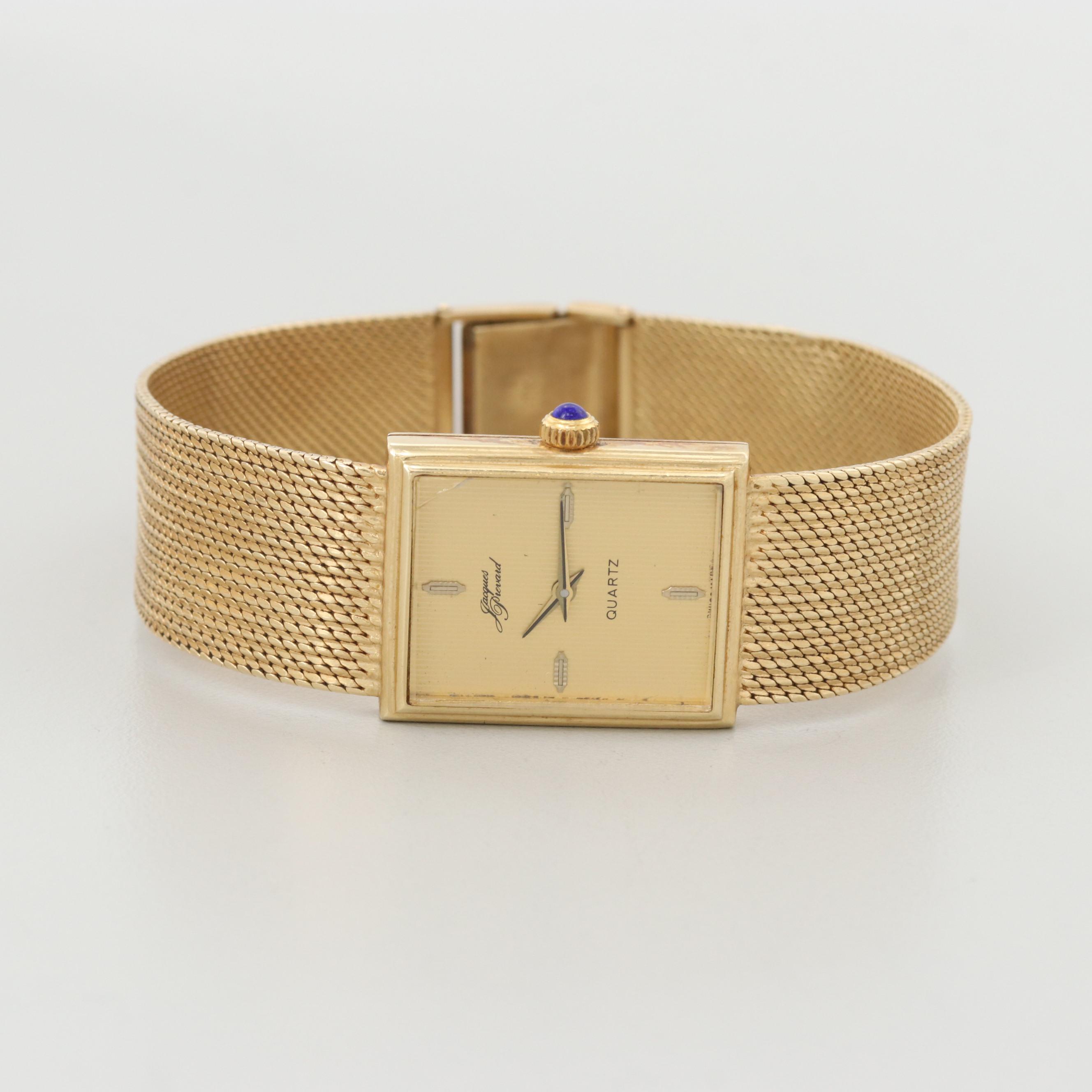 Jacques Prevard 14K Yellow Gold Watch