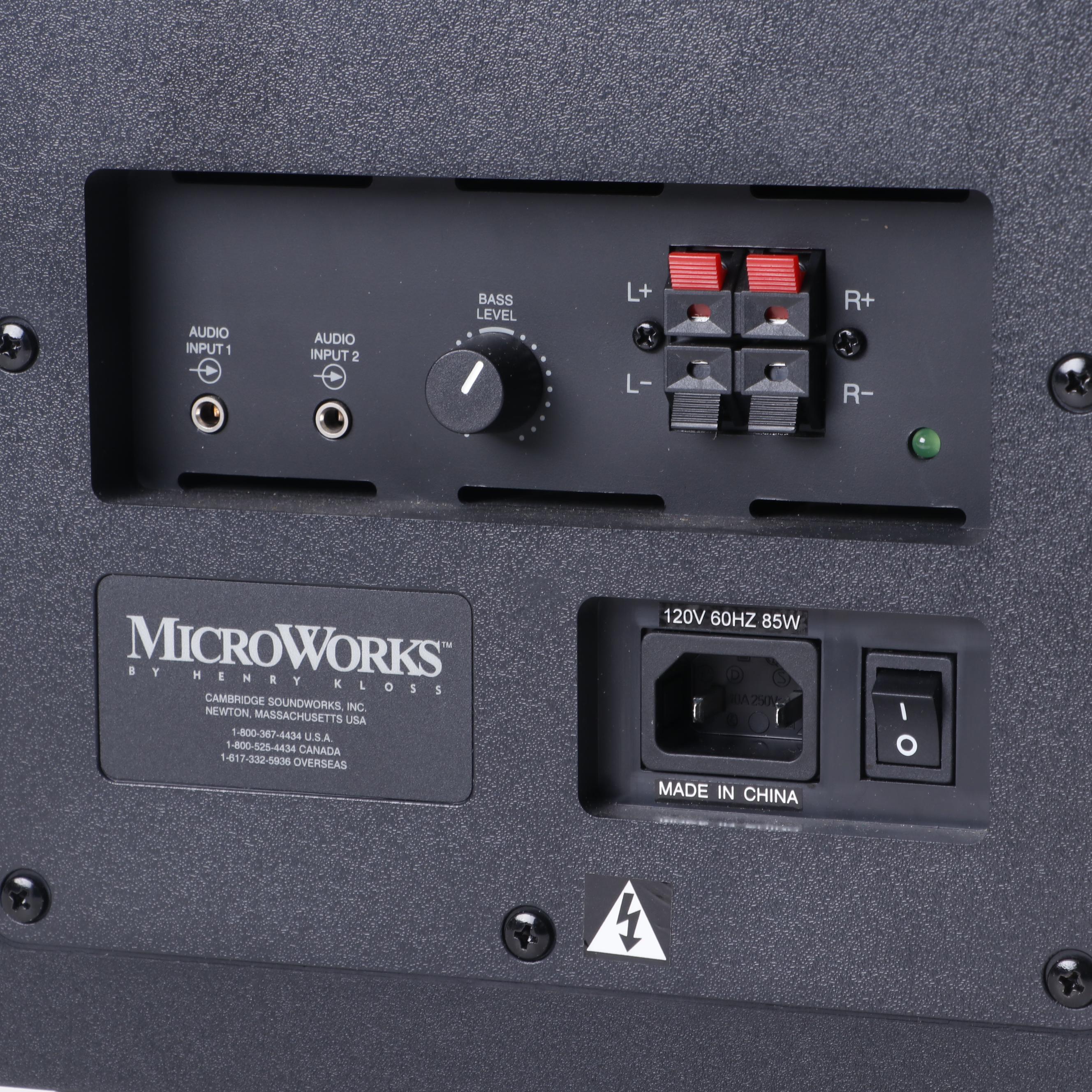 Cambridge SoundWorks MicroWorks Speaker System