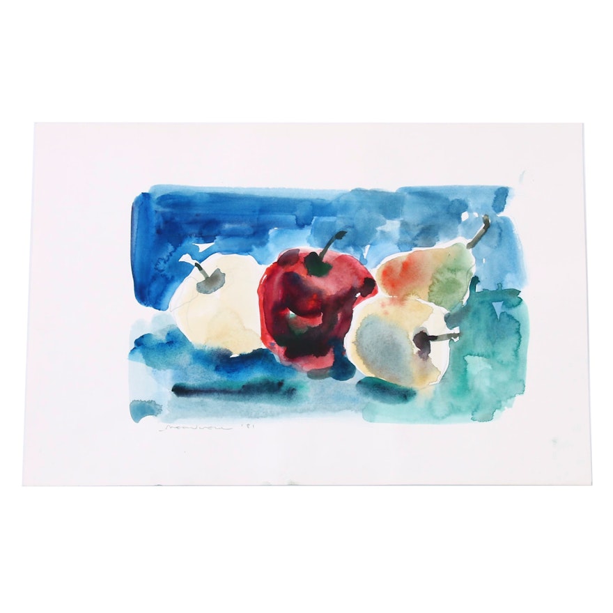 Jack Meanwell Still Life Watercolor Painting