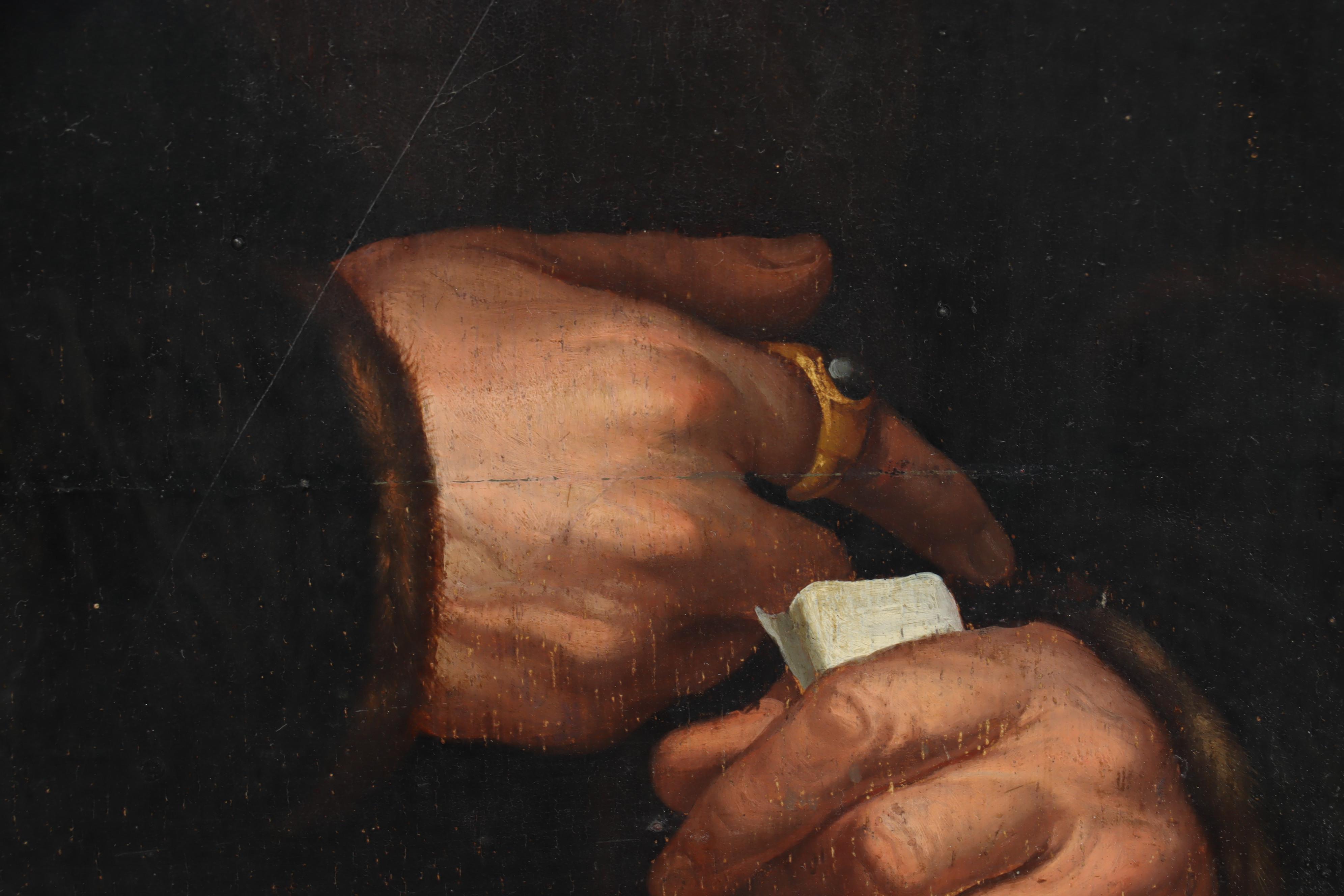 Copy Oil Painting After Hans Holbein "Portrait of Sir Henry Wyatt"