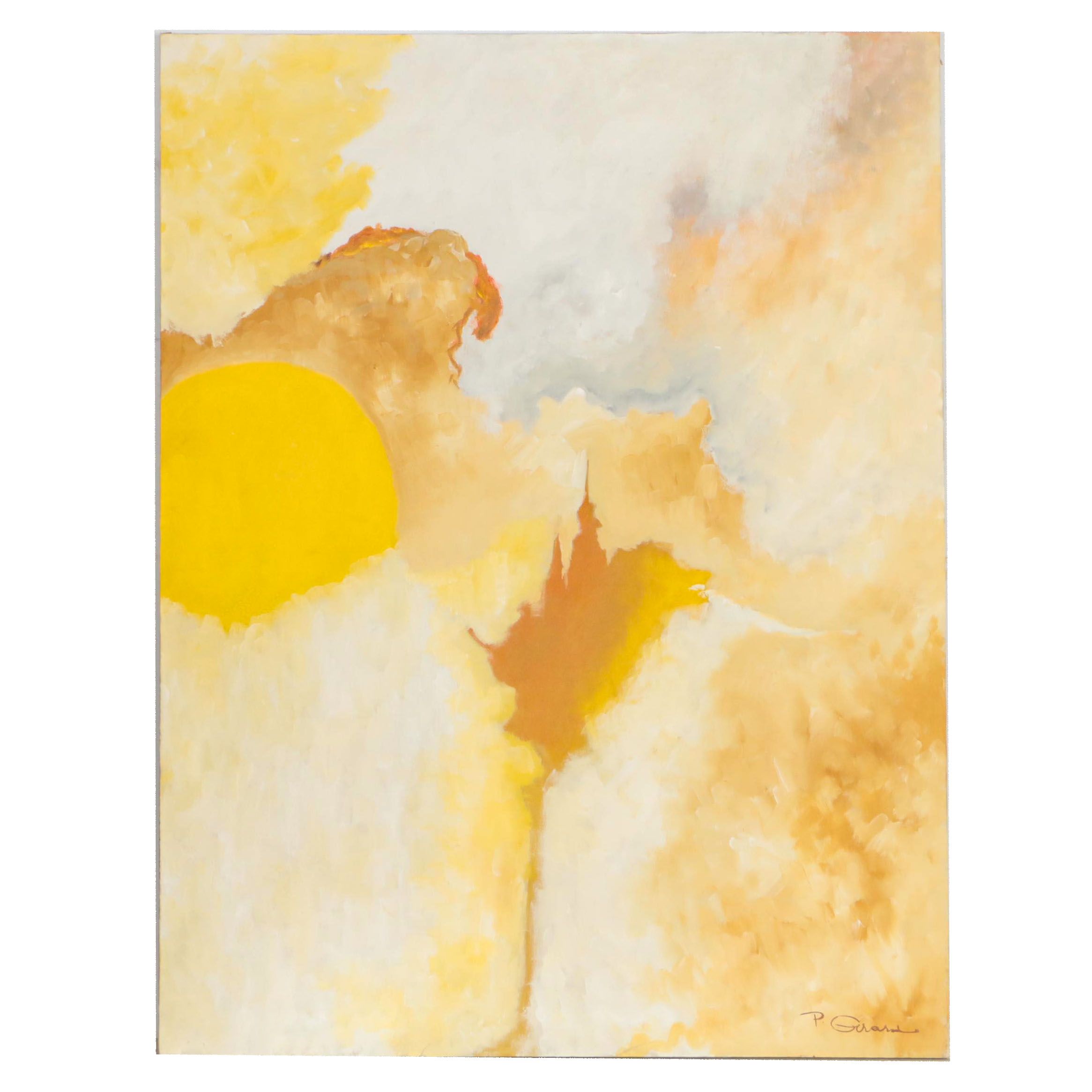 P. Girard Abstract Oil Painting "Phenomenon"