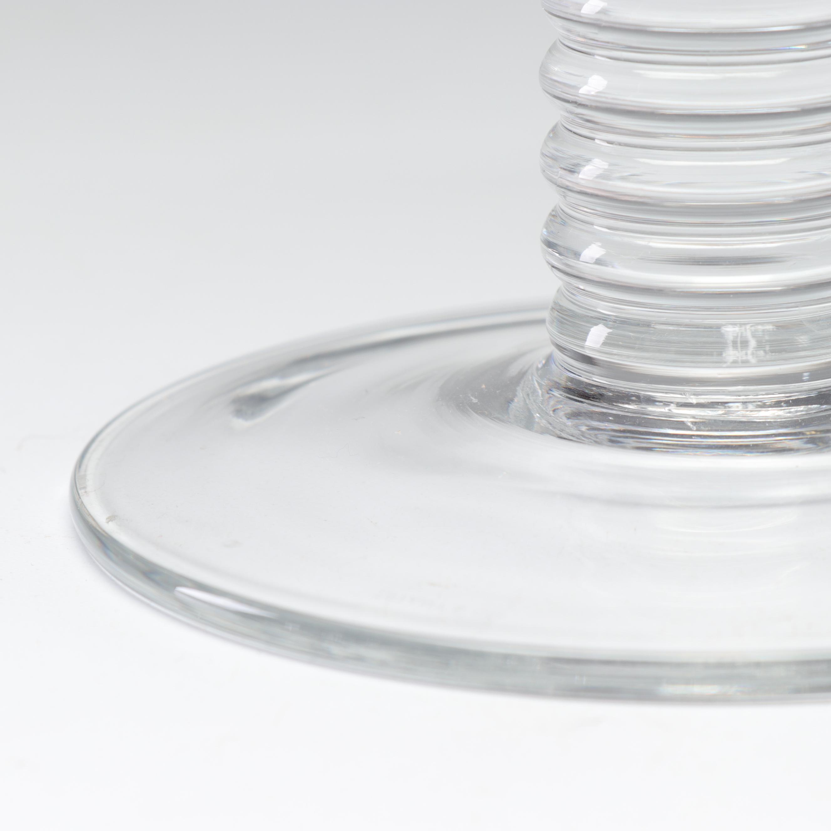 Tiffany & Co. "Mesa" Crystal Cake Stand