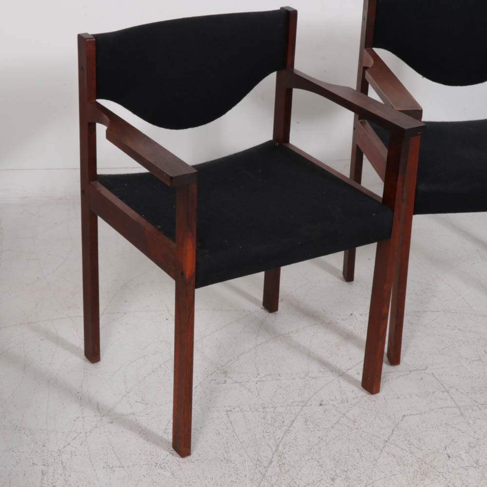 Harter Lübke Danish Modern Rosewood Dining Chairs, 1968