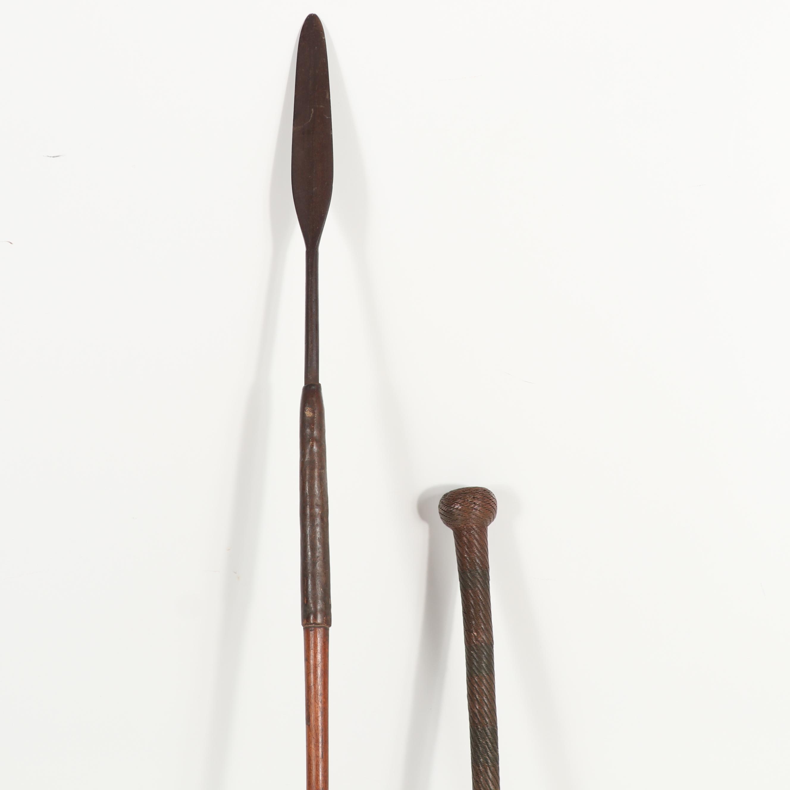 Zulu Assegai Style Hunting Spear and Knobkierie