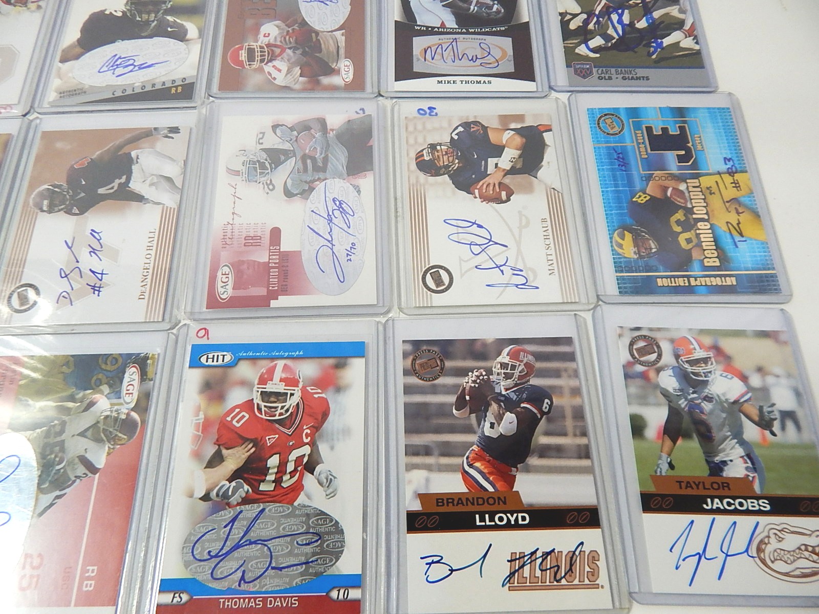 Signed Limited Edition Football Cards