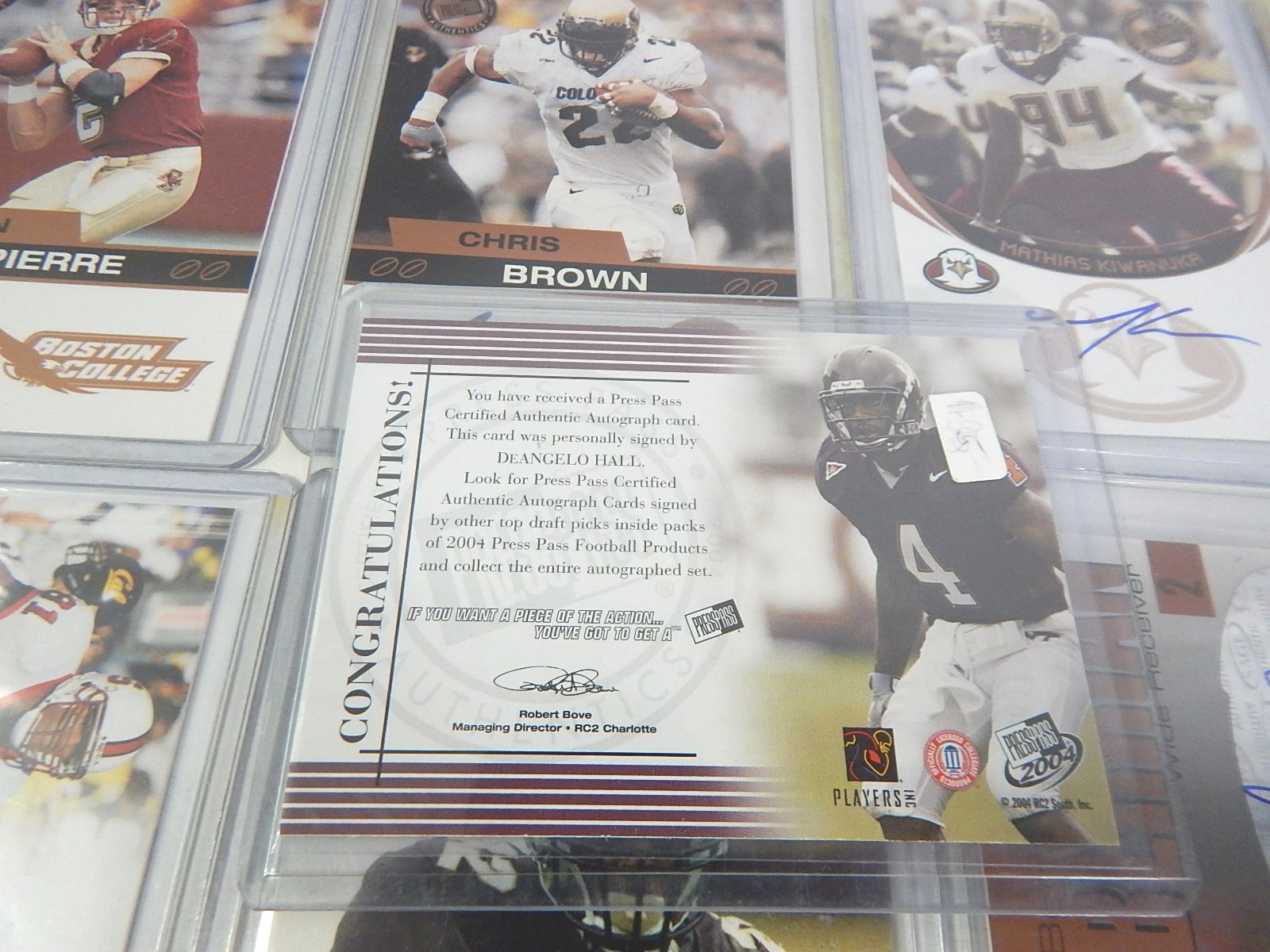 Signed Limited Edition Football Cards